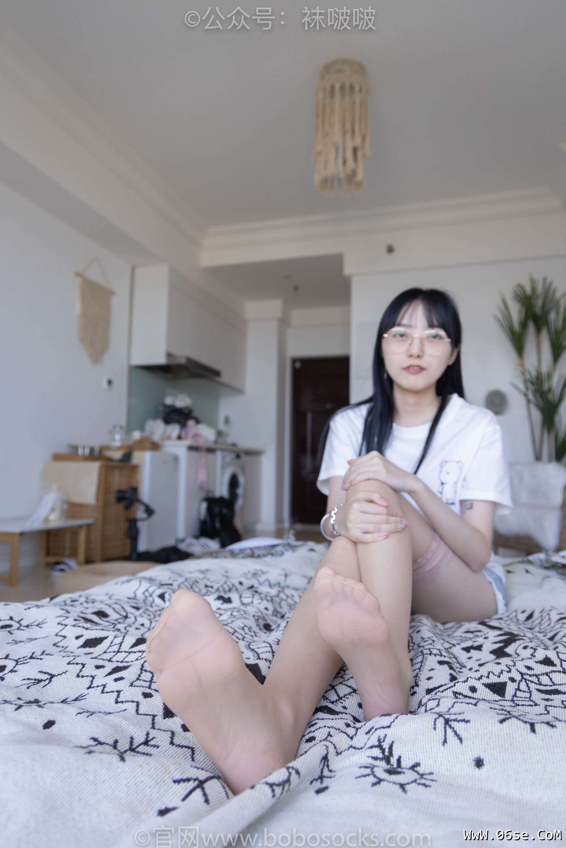 图片[108]-BoBoSocks袜啵啵 No.086 稚予-平底鞋、过膝肉丝[130P]-六色网