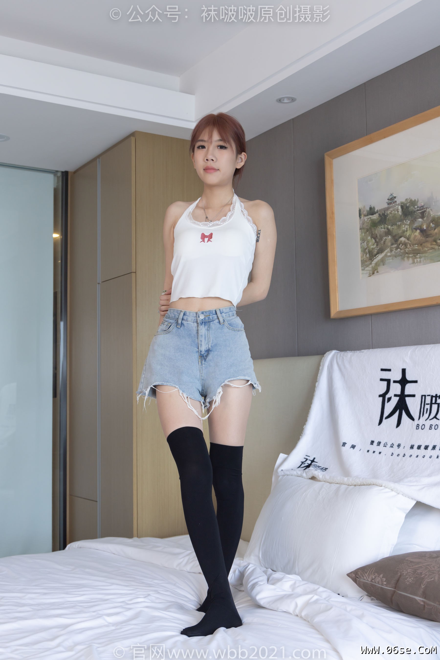 图片[83]-BoBoSocks袜啵啵 No.264 果冻 -高跟鞋、贝壳头板鞋、黑丝大腿袜、白丝大腿袜[179P]-六色网