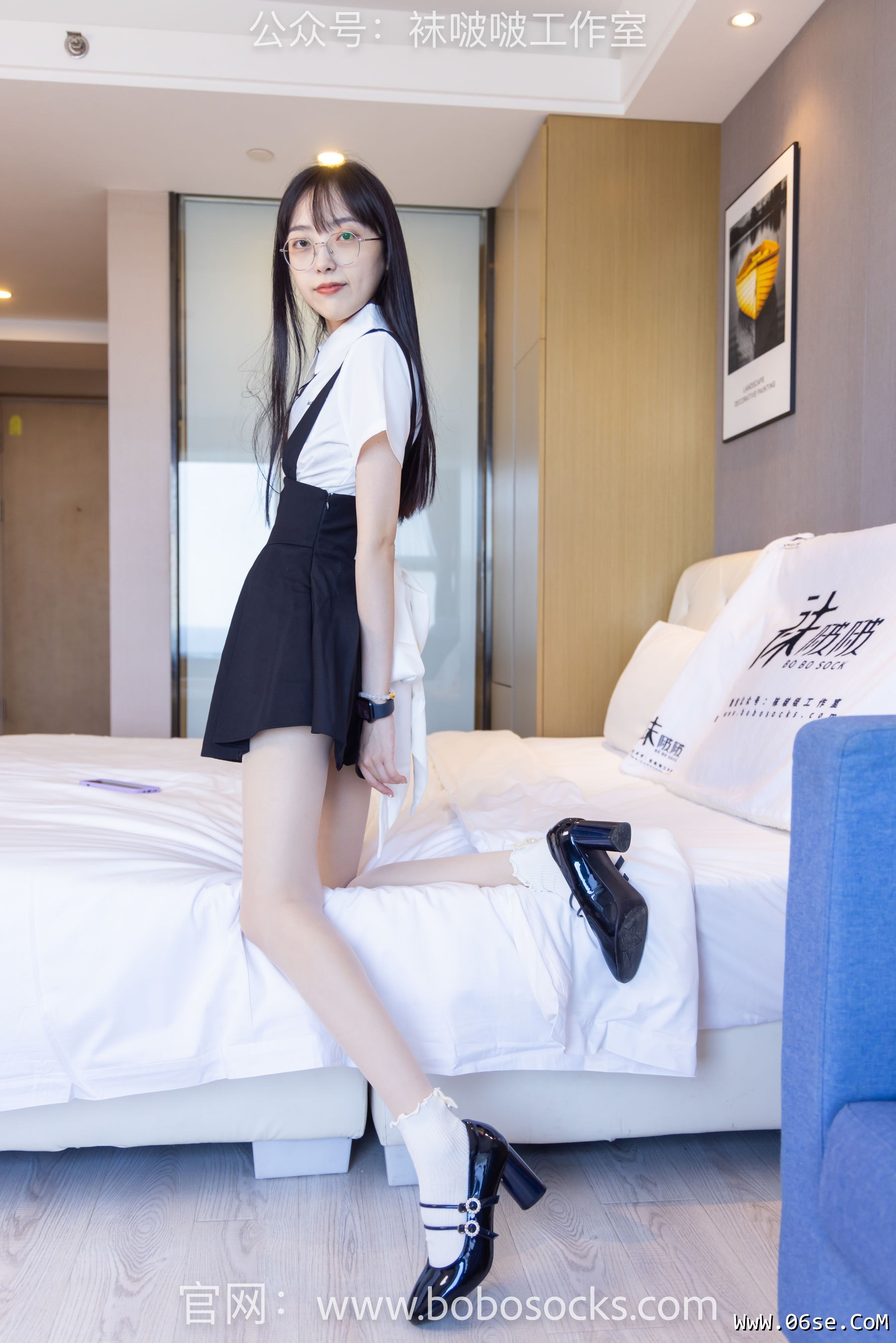 图片[60]-BoBoSocks袜啵啵 No.121 稚予-高跟鞋、白棉袜、肉丝[140P]-六色网