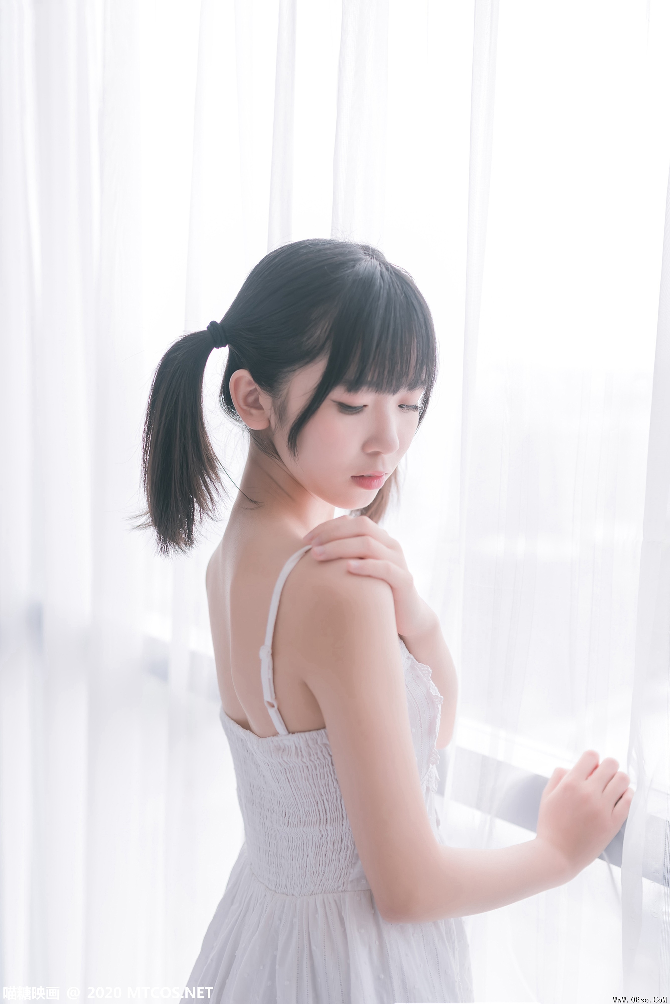 图片[21]-喵糖映画 VOL.177 白裙少女[47P／233M]-六色网