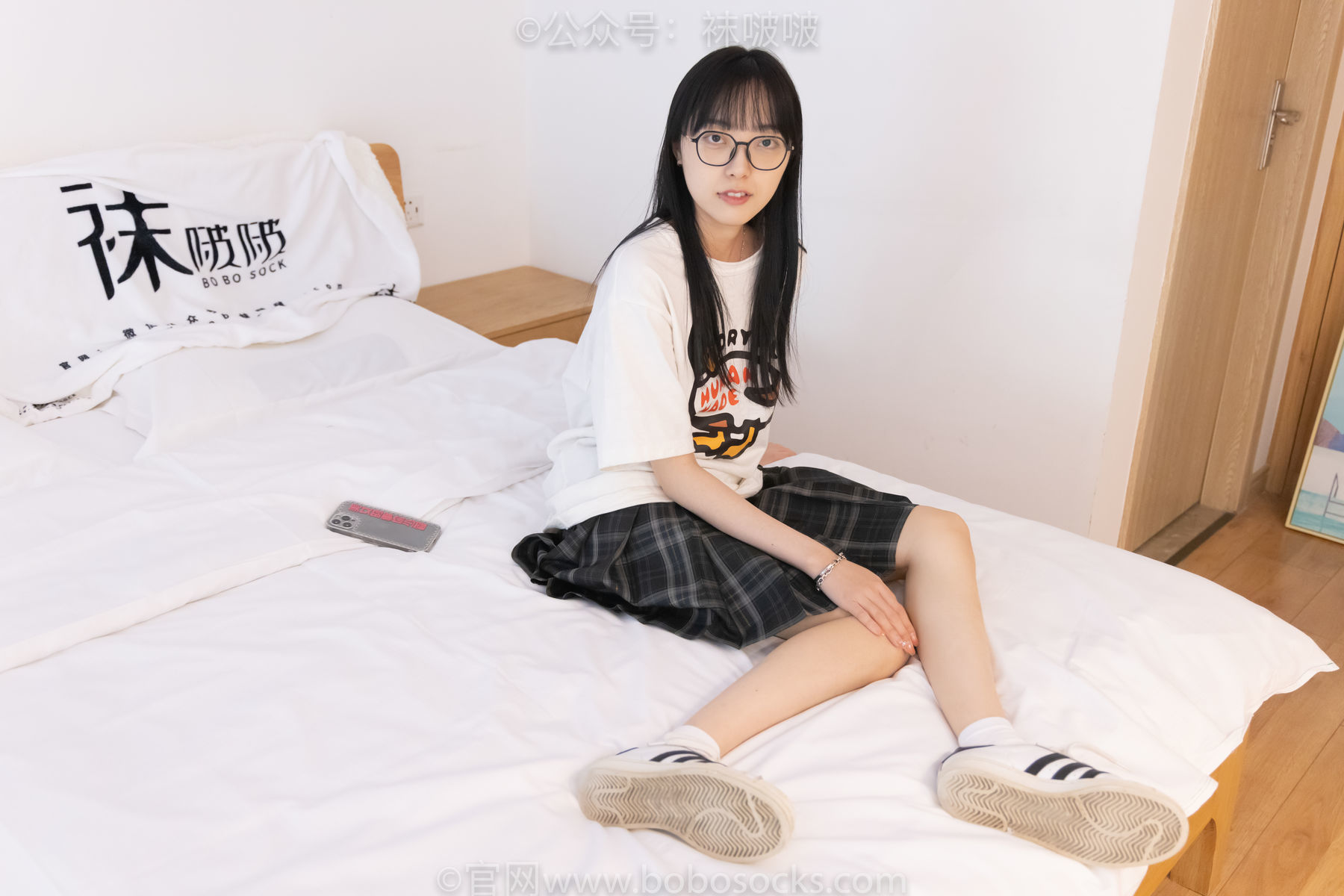 图片[21]-BoBoSocks袜啵啵 No.073 稚予-贝壳头、白棉袜、裸足[145P]-六色网