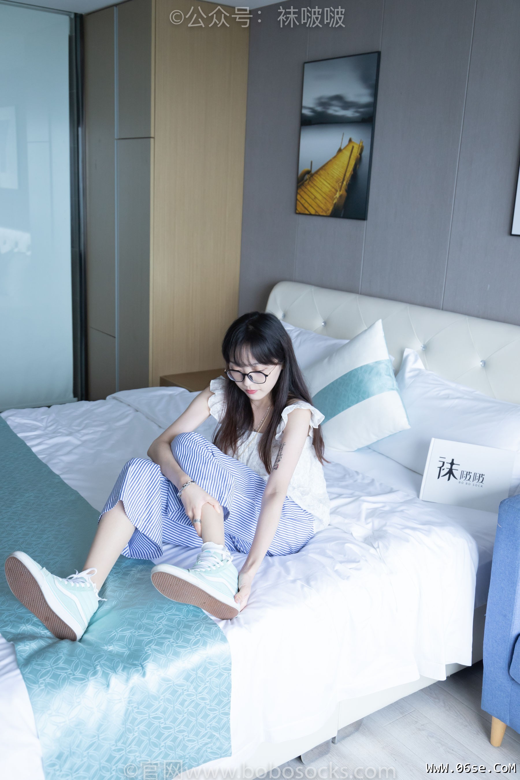 图片[37]-BoBoSocks袜啵啵 No.027 稚予- vans、白色棉袜、肉丝[136P]-六色网