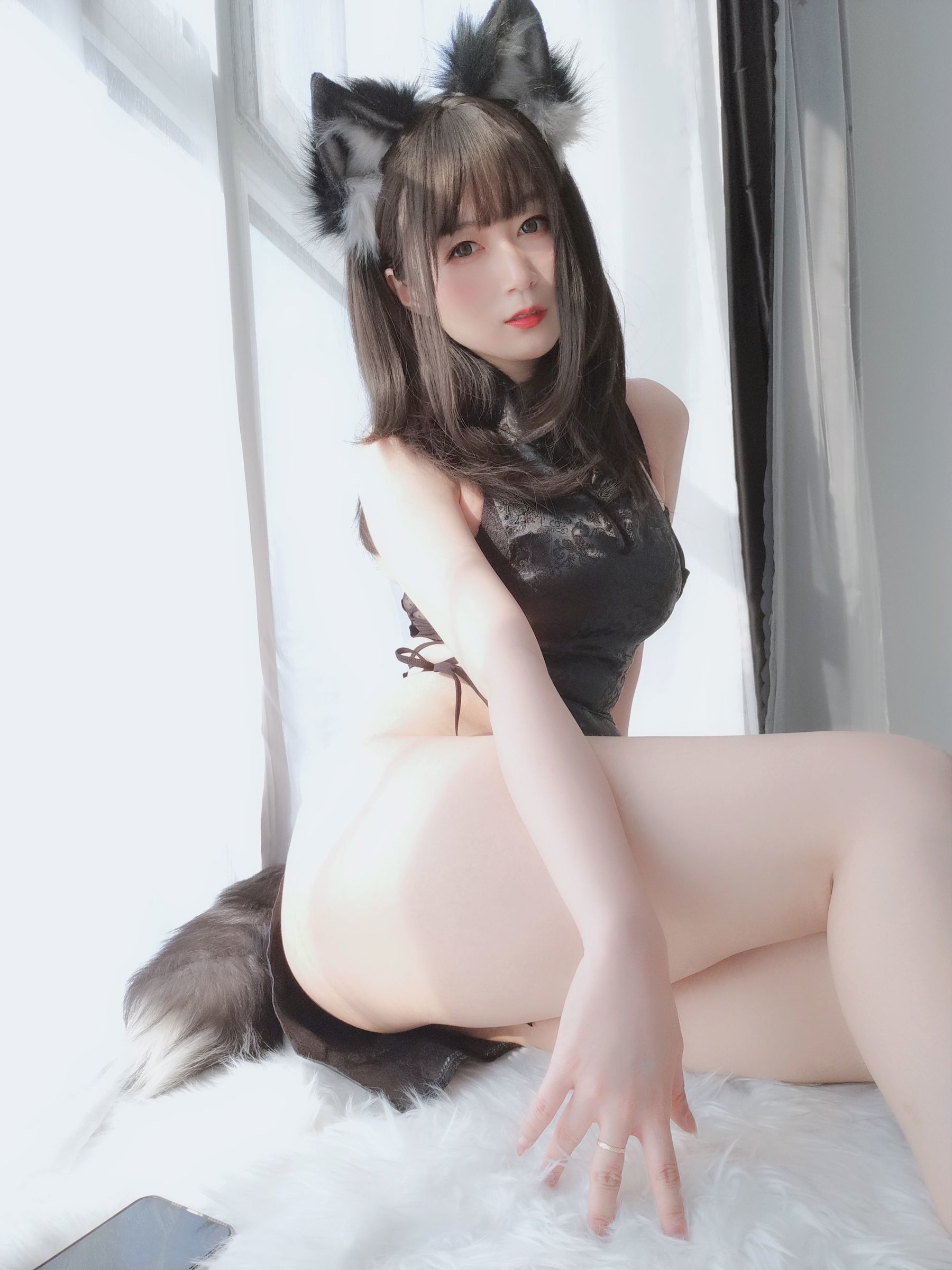 图片[36]-Coser小姐姐白银 小黑狼[104P]-六色网