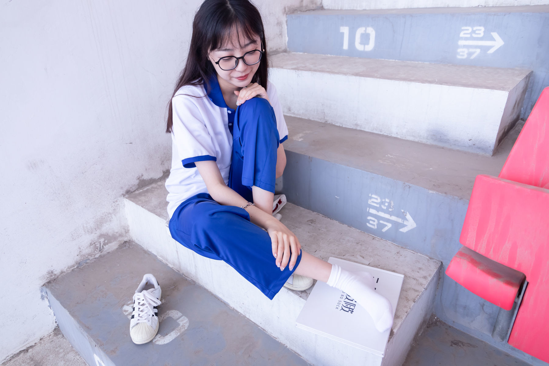 图片[54]-BoBoSocks袜啵啵 No.002 稚予-校服、贝壳头、白棉袜、裸足[139P]-六色网