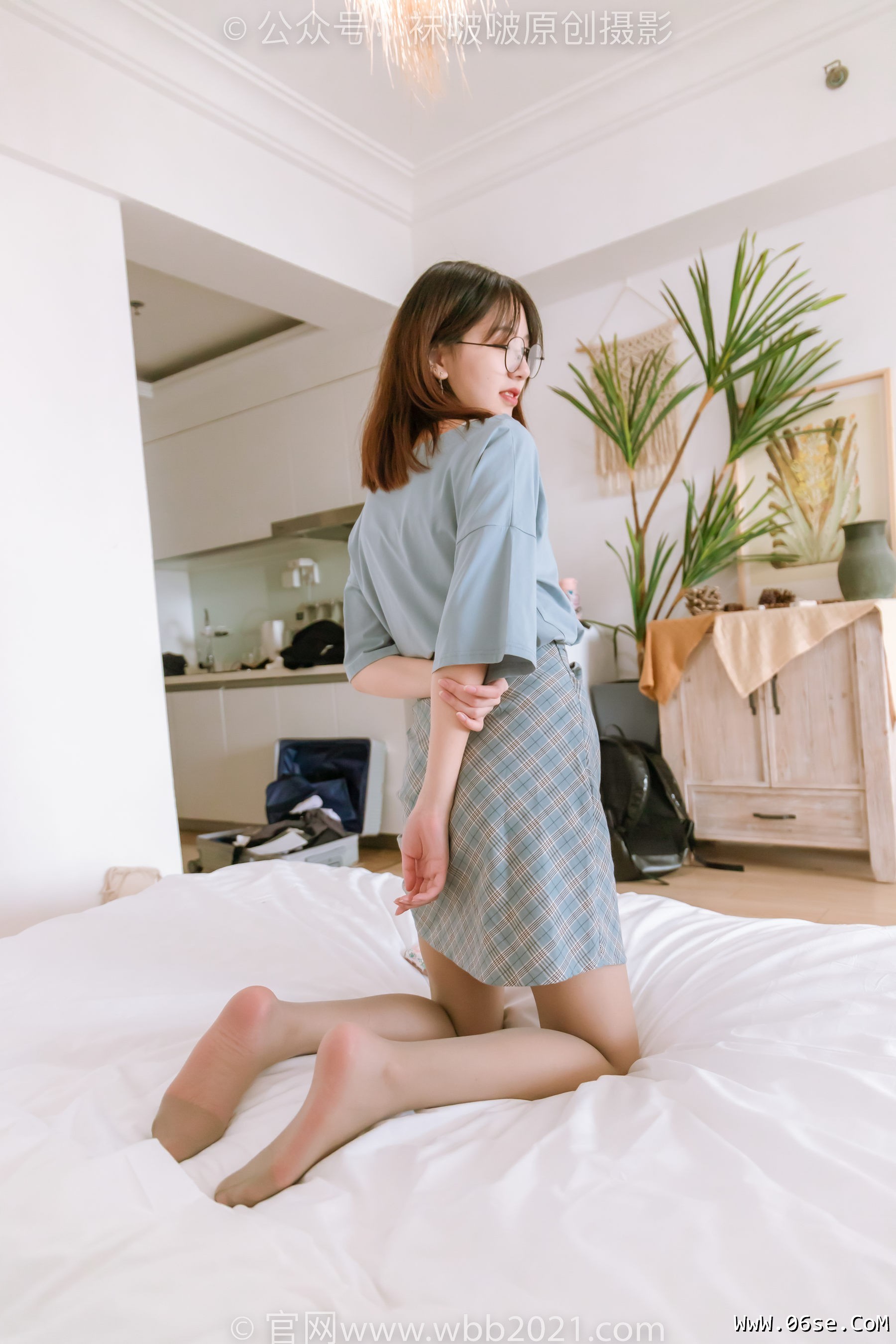 图片[105]-BoBoSocks袜啵啵 No.239 小甜豆-棉拖鞋、灰丝、裸足[140P]-六色网