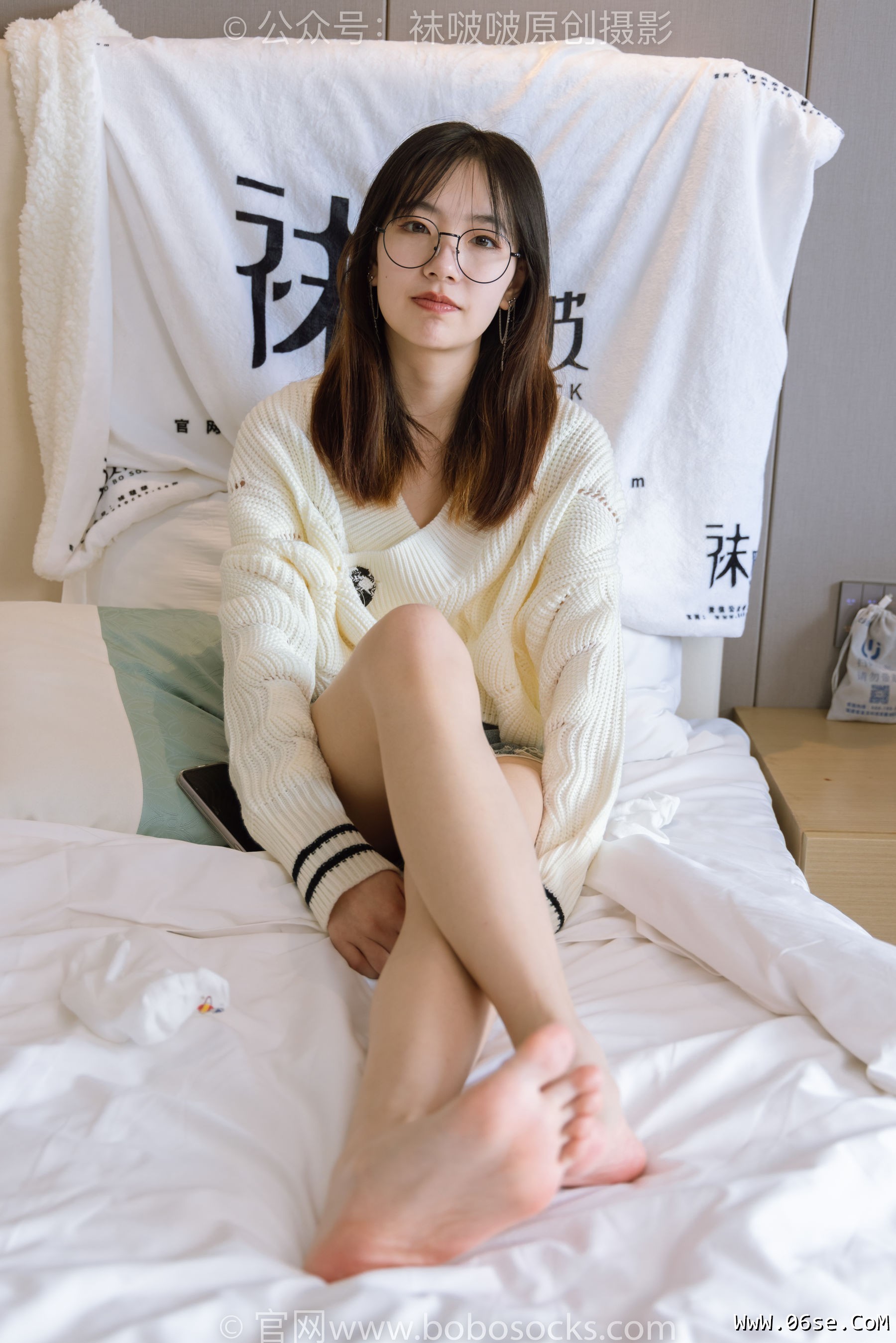图片[55]-BoBoSocks袜啵啵 No.222 小甜豆-长靴、白棉袜、裸足[180P]-六色网