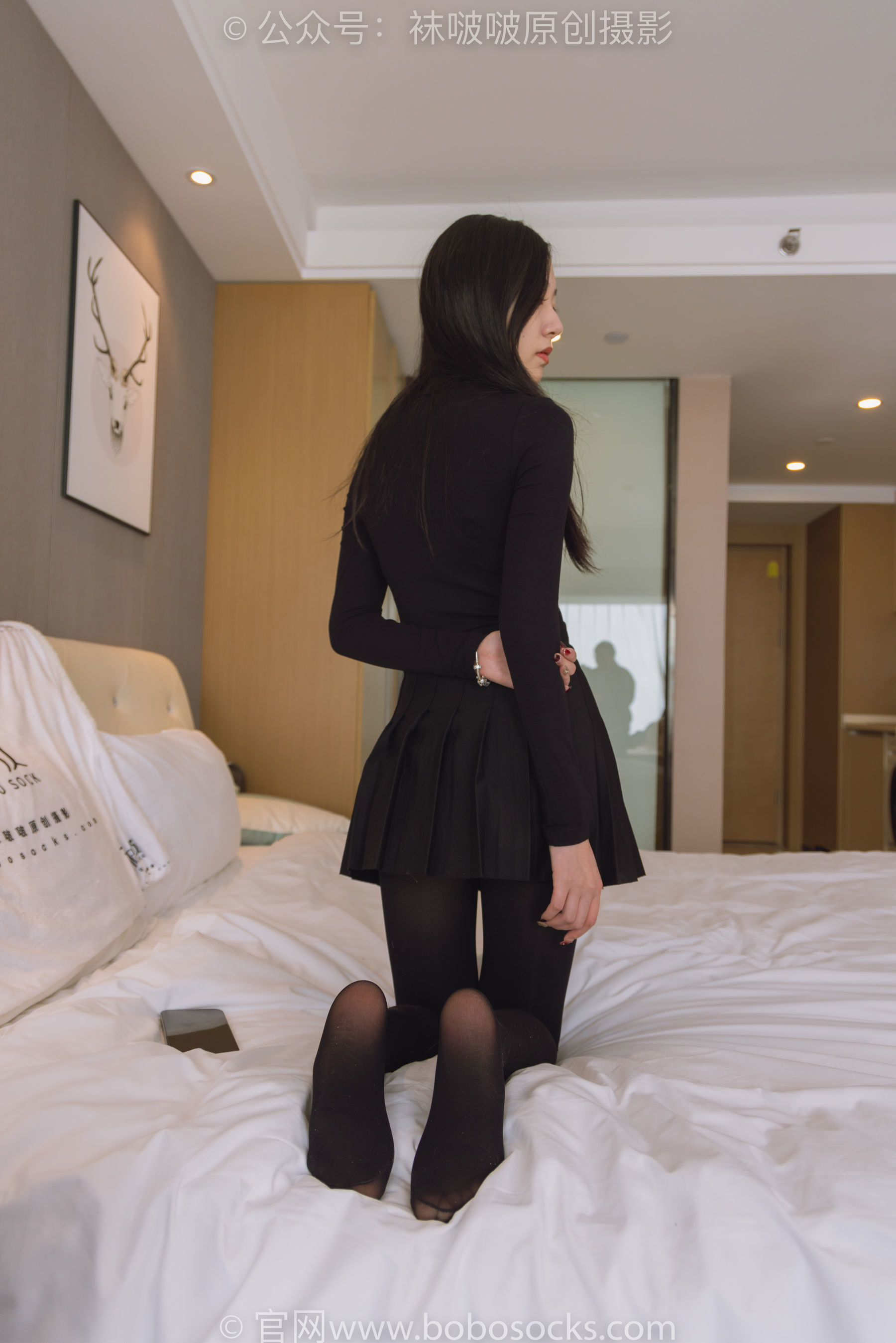 图片[107]-BoBoSocks袜啵啵 No.184 小甜豆-黑皮鞋、厚黑丝[140P]-六色网
