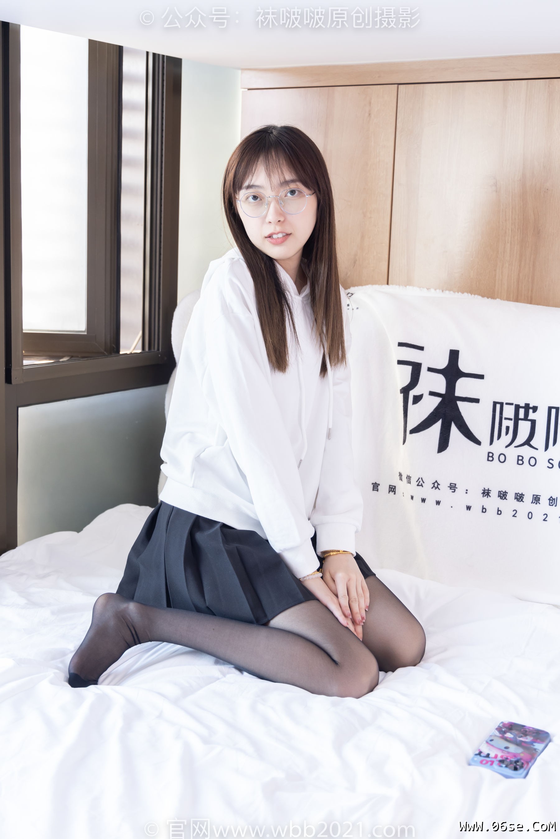 图片[5]-BoBoSocks袜啵啵 No.407 稚予 -板鞋、黑丝[140P]-六色网