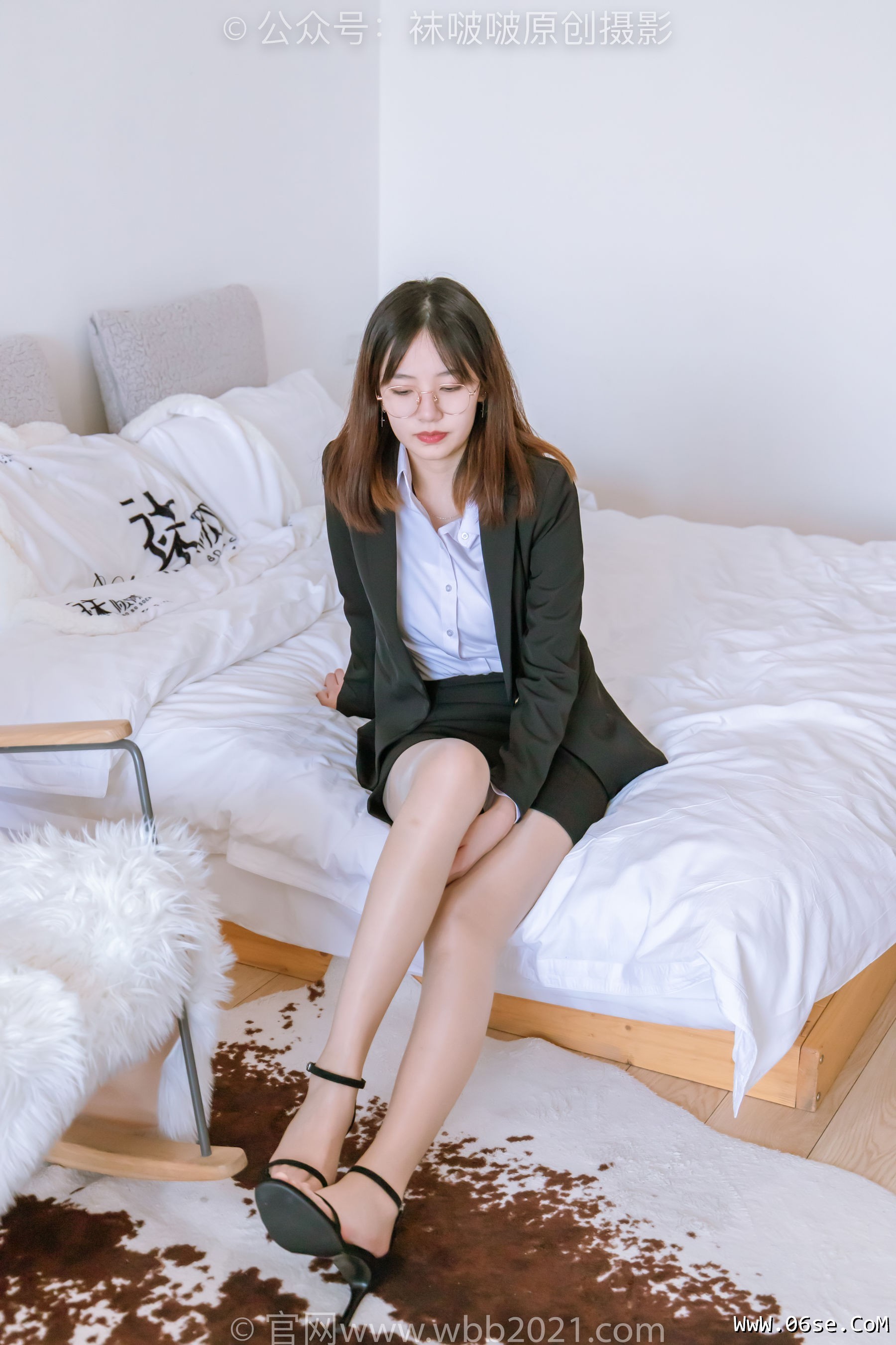 图片[53]-BoBoSocks袜啵啵 No.267 小甜豆 -高跟鞋、油亮肉丝、ol制服[129P]-六色网