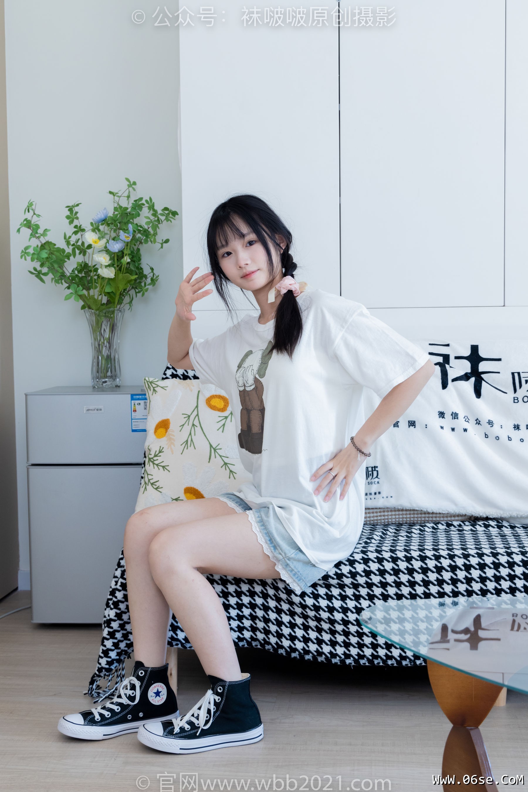 图片[68]-BoBoSocks袜啵啵 No.331 甜甜圈 -板鞋、白棉袜、裸足[144P]-六色网