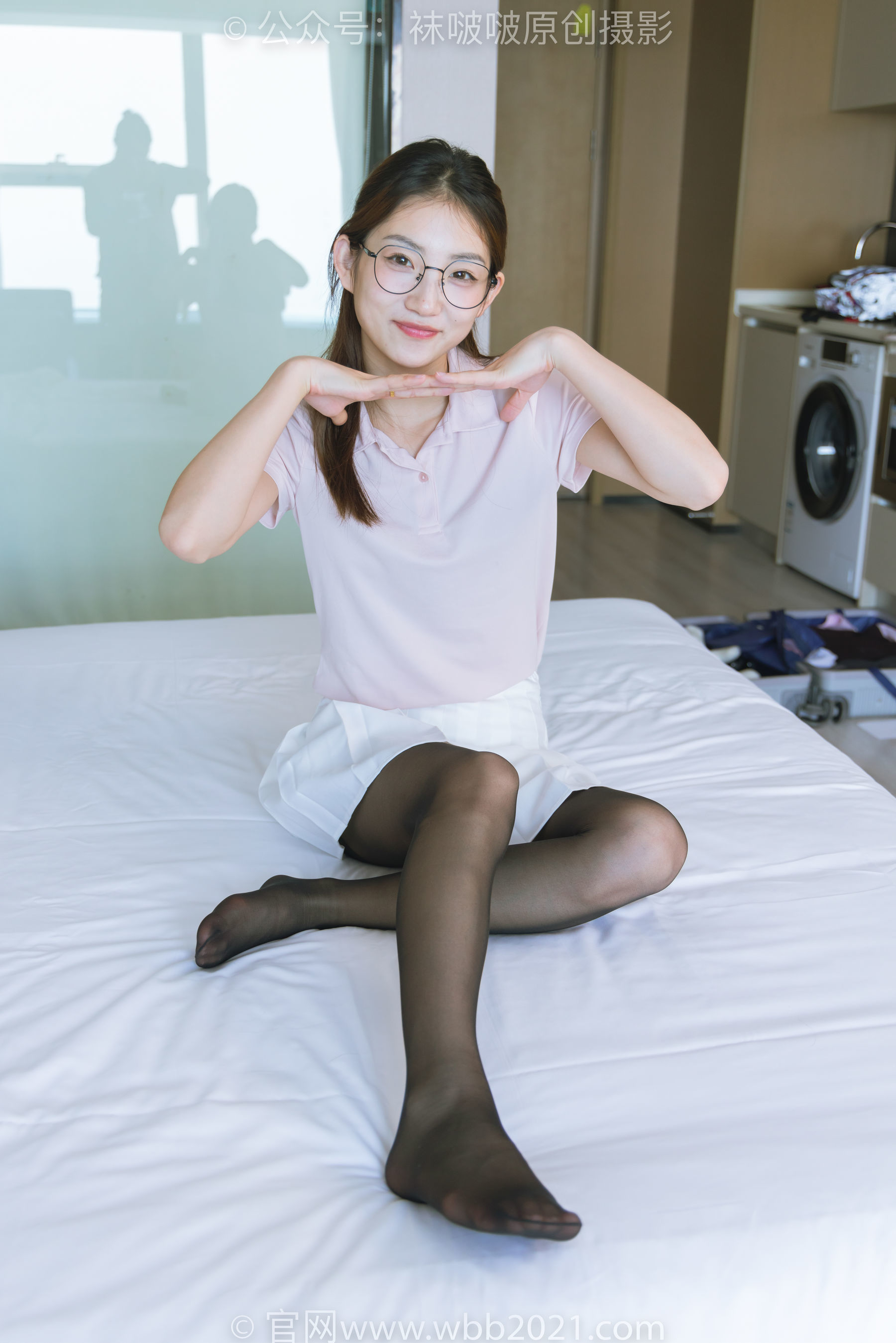 图片[134]-BoBoSocks袜啵啵 No.273 小沫 -运动鞋、粉色棉袜、黑丝[143P]-六色网