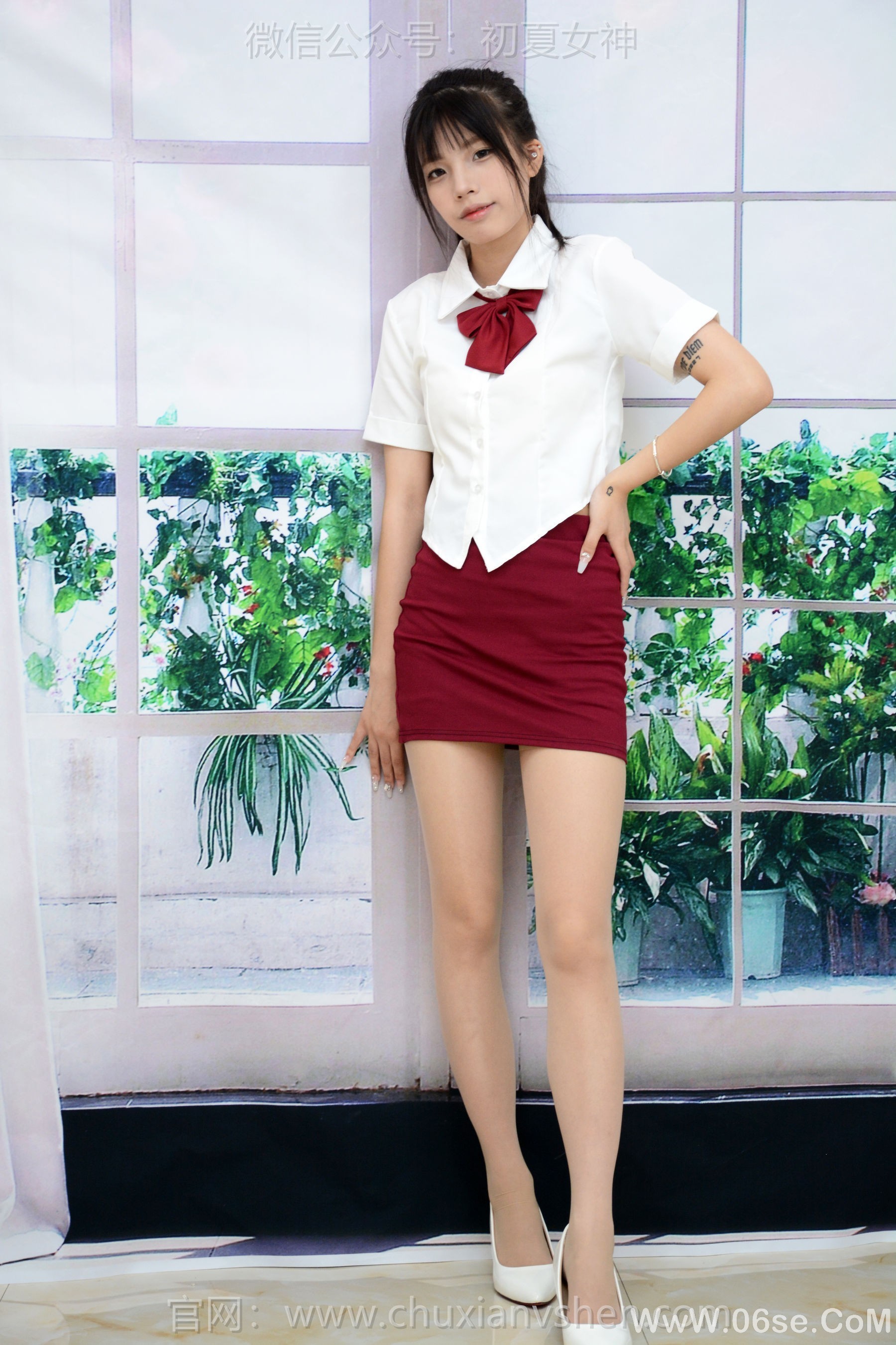 图片[34]-初夏女神 No.251 番茄 学院小御[100P]-六色网