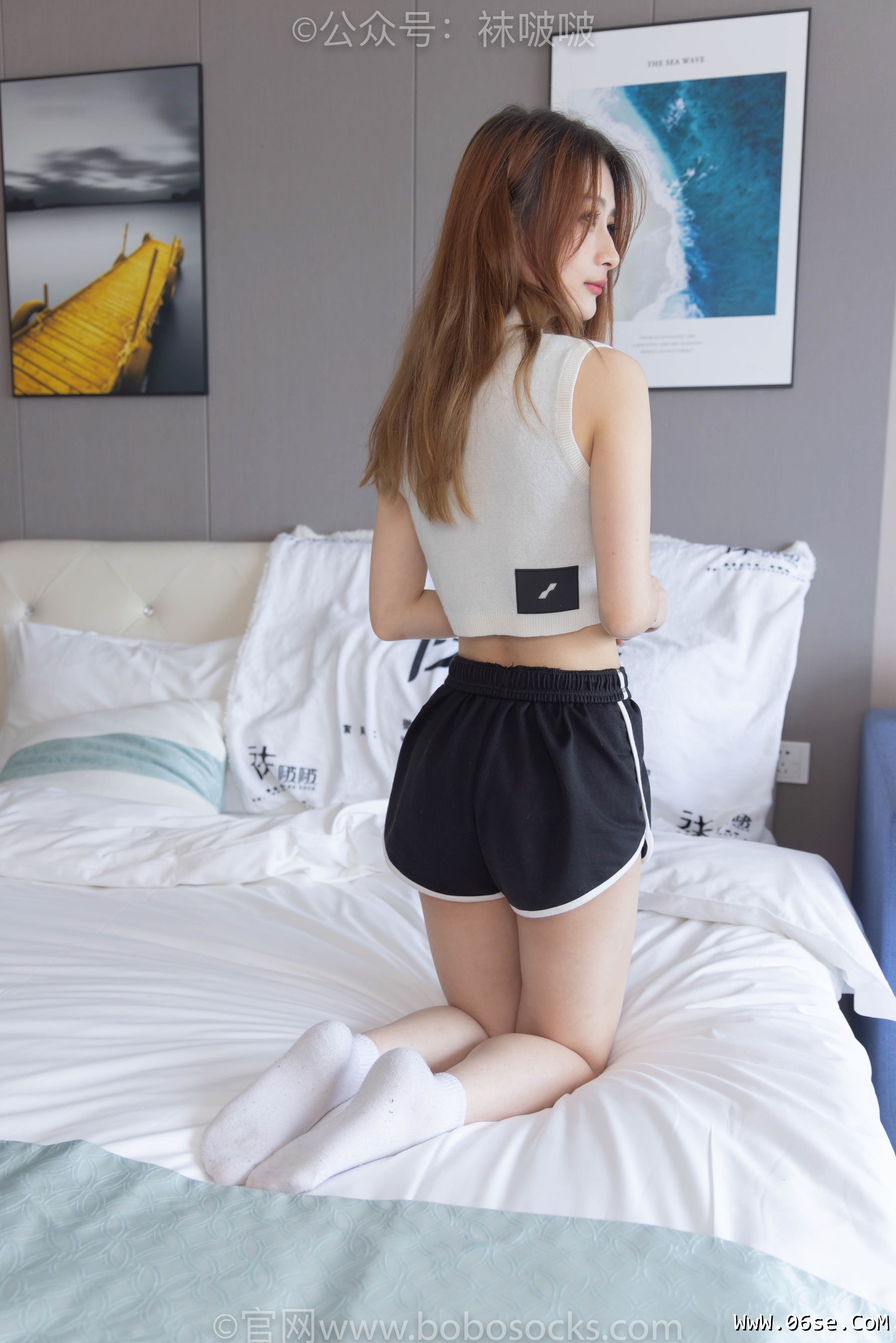 图片[74]-BoBoSocks袜啵啵 No.084 苏苏-运动鞋、日常所穿白棉袜、裸足[140P]-六色网