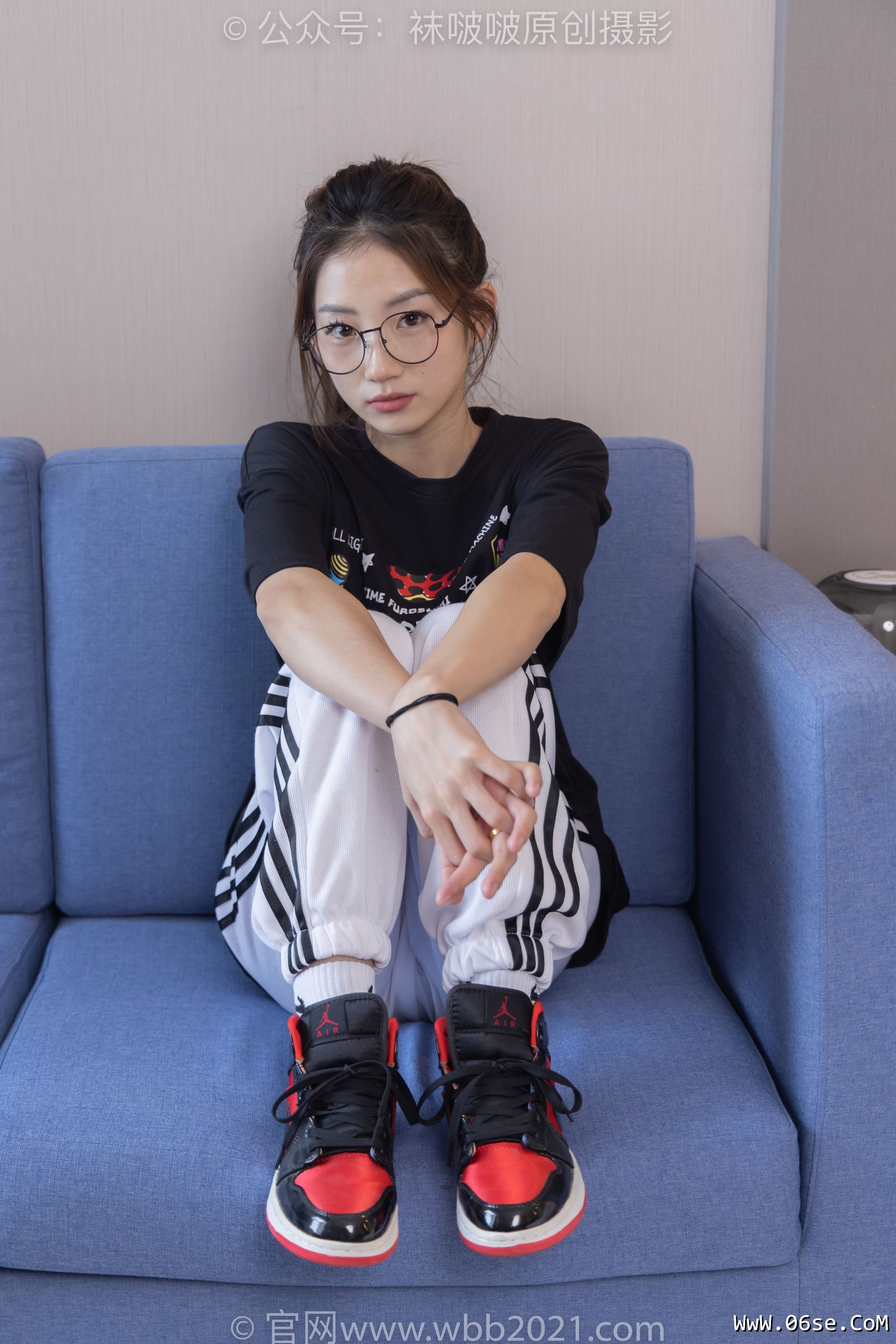 图片[46]-BoBoSocks袜啵啵 No.382 小沫 -板鞋、白棉袜[143P]-六色网