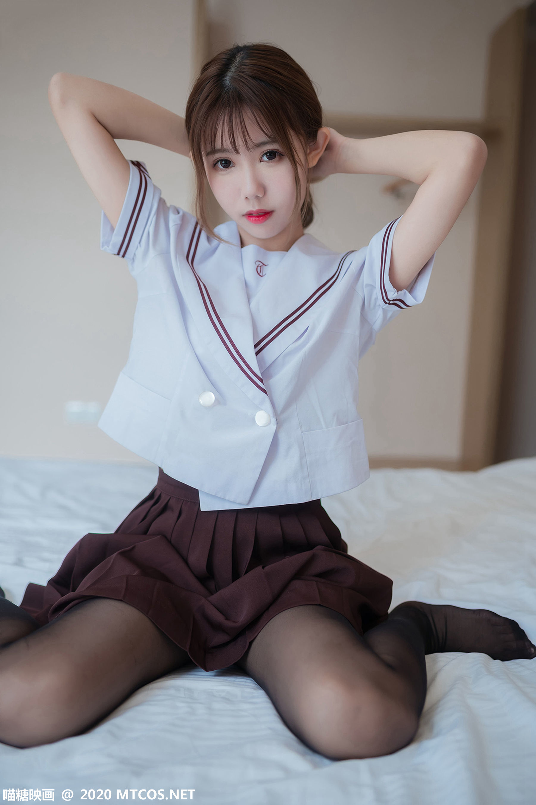 图片[12]-[喵糖映画] JKL.015 灰裙JK制服 [45P]-六色网
