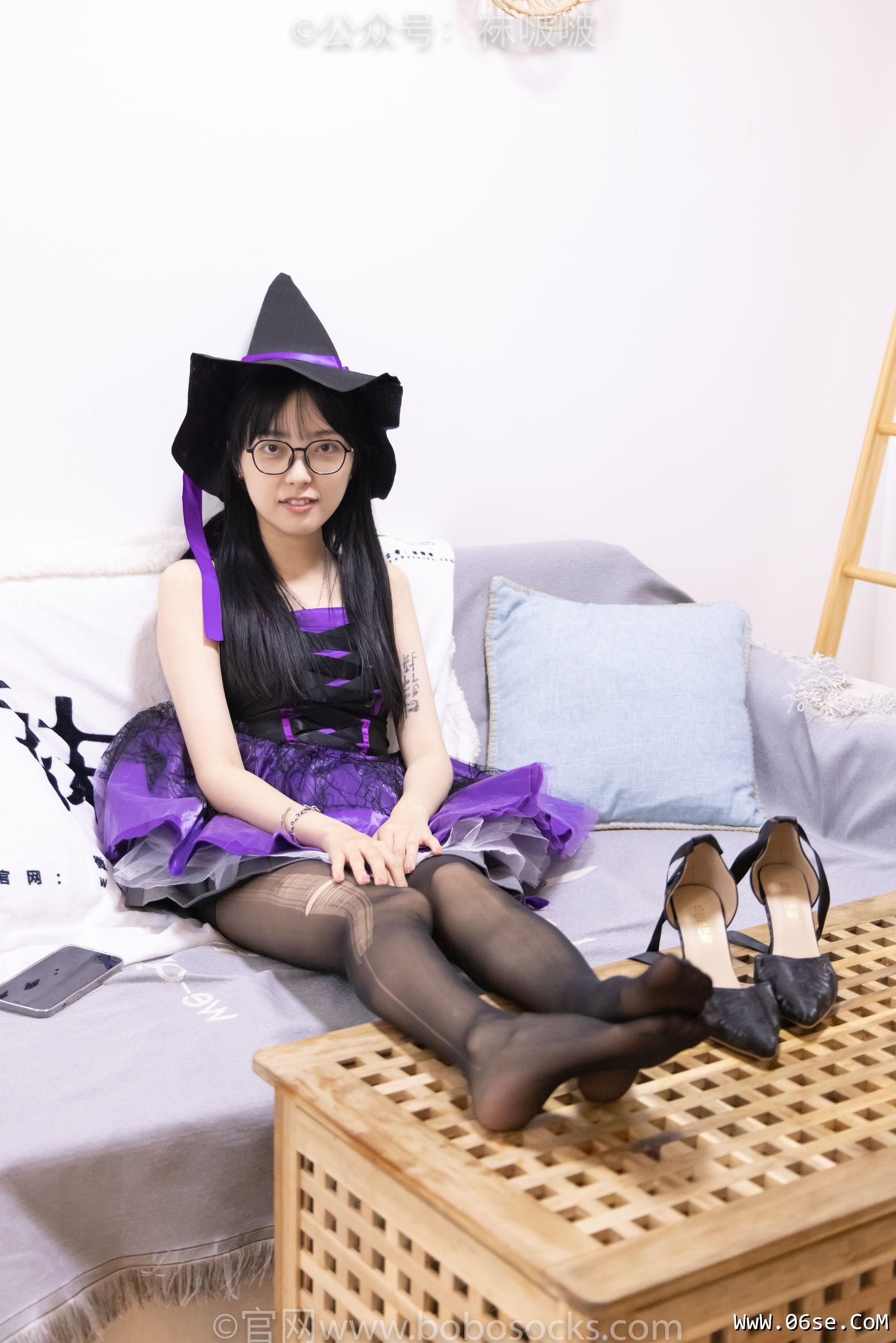 图片[72]-BoBoSocks袜啵啵 No.051 稚予-魔女装、高跟鞋、黑丝[123P]-六色网