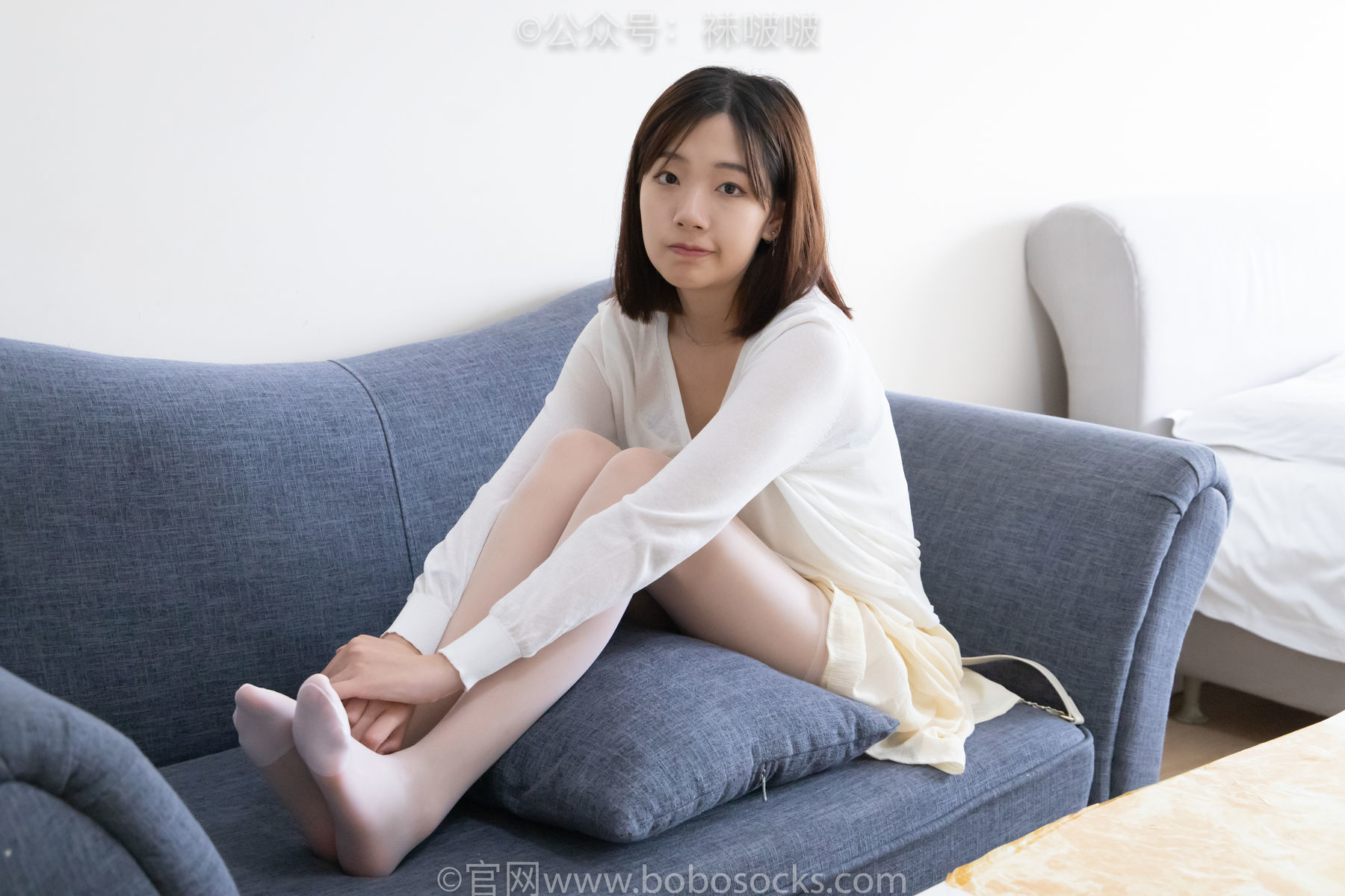 图片[124]-BoBoSocks袜啵啵 No.005 小甜豆-帆布鞋、薄白丝[133P]-六色网