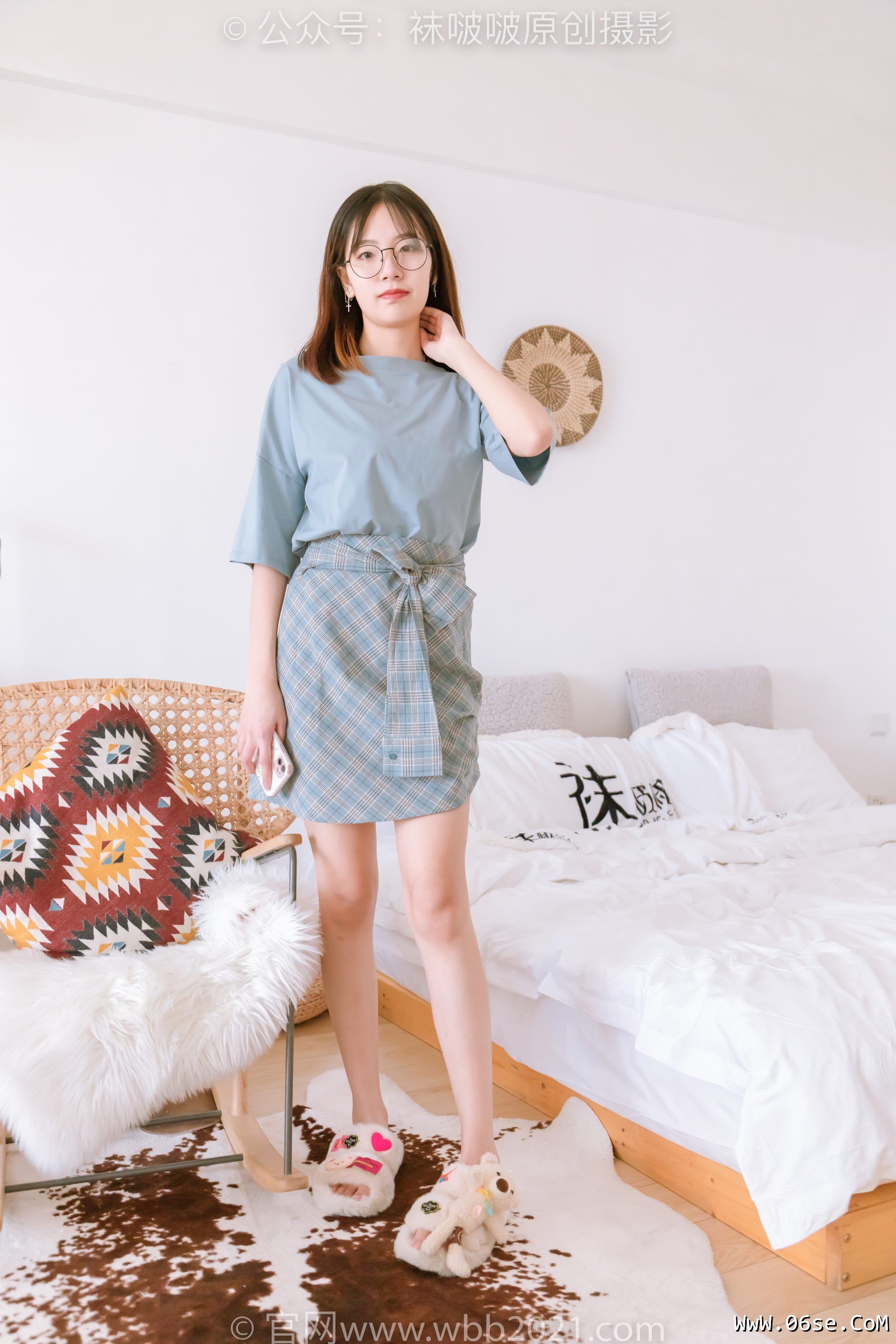 图片[114]-BoBoSocks袜啵啵 No.239 小甜豆-棉拖鞋、灰丝、裸足[140P]-六色网
