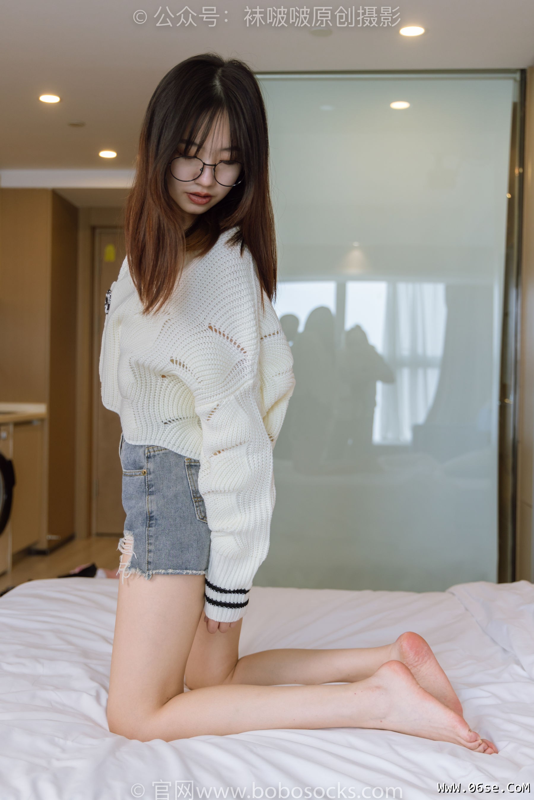 图片[66]-BoBoSocks袜啵啵 No.222 小甜豆-长靴、白棉袜、裸足[180P]-六色网