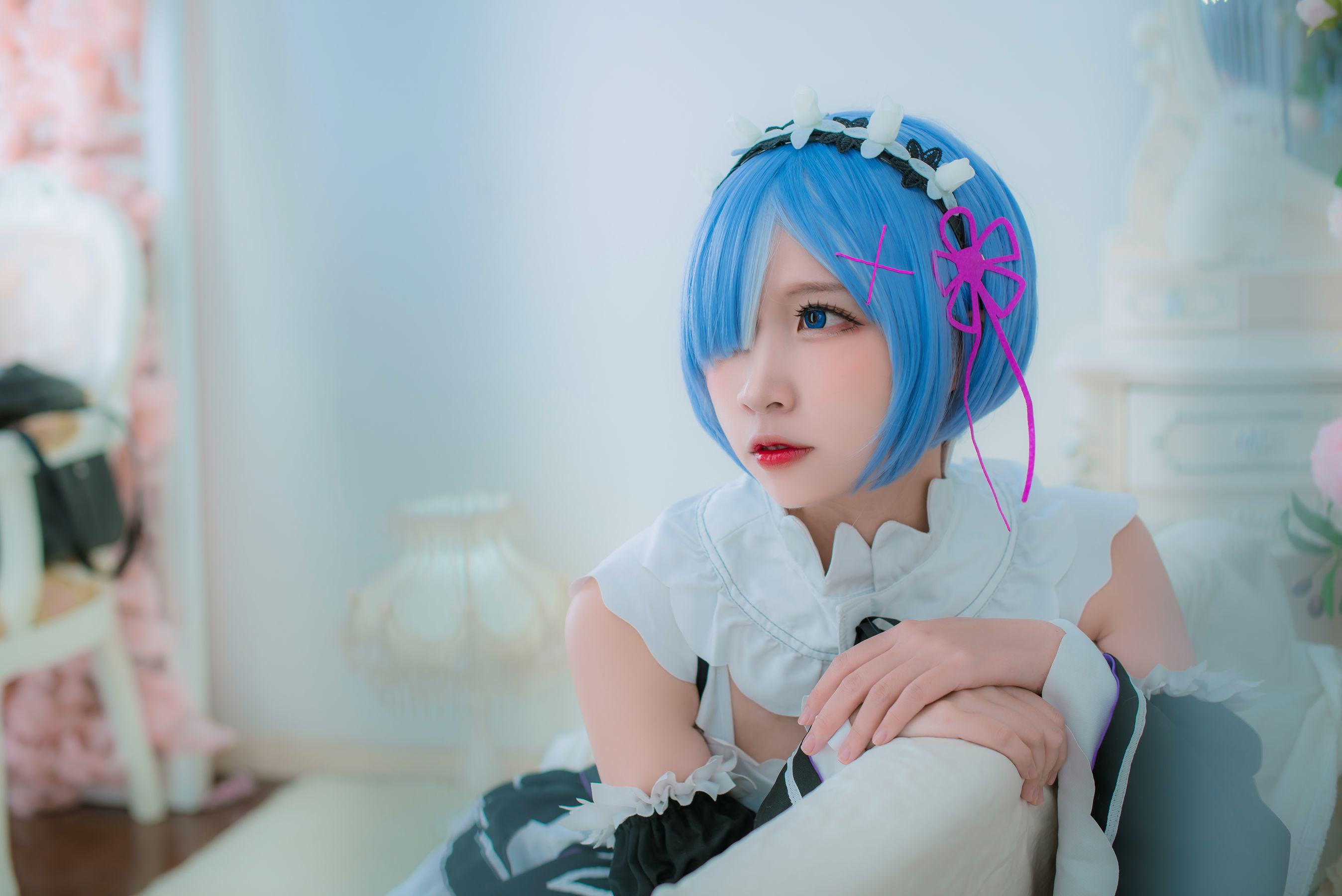 图片[15]-人气Coser二佐Nisa 蕾姆女仆[33P]-六色网