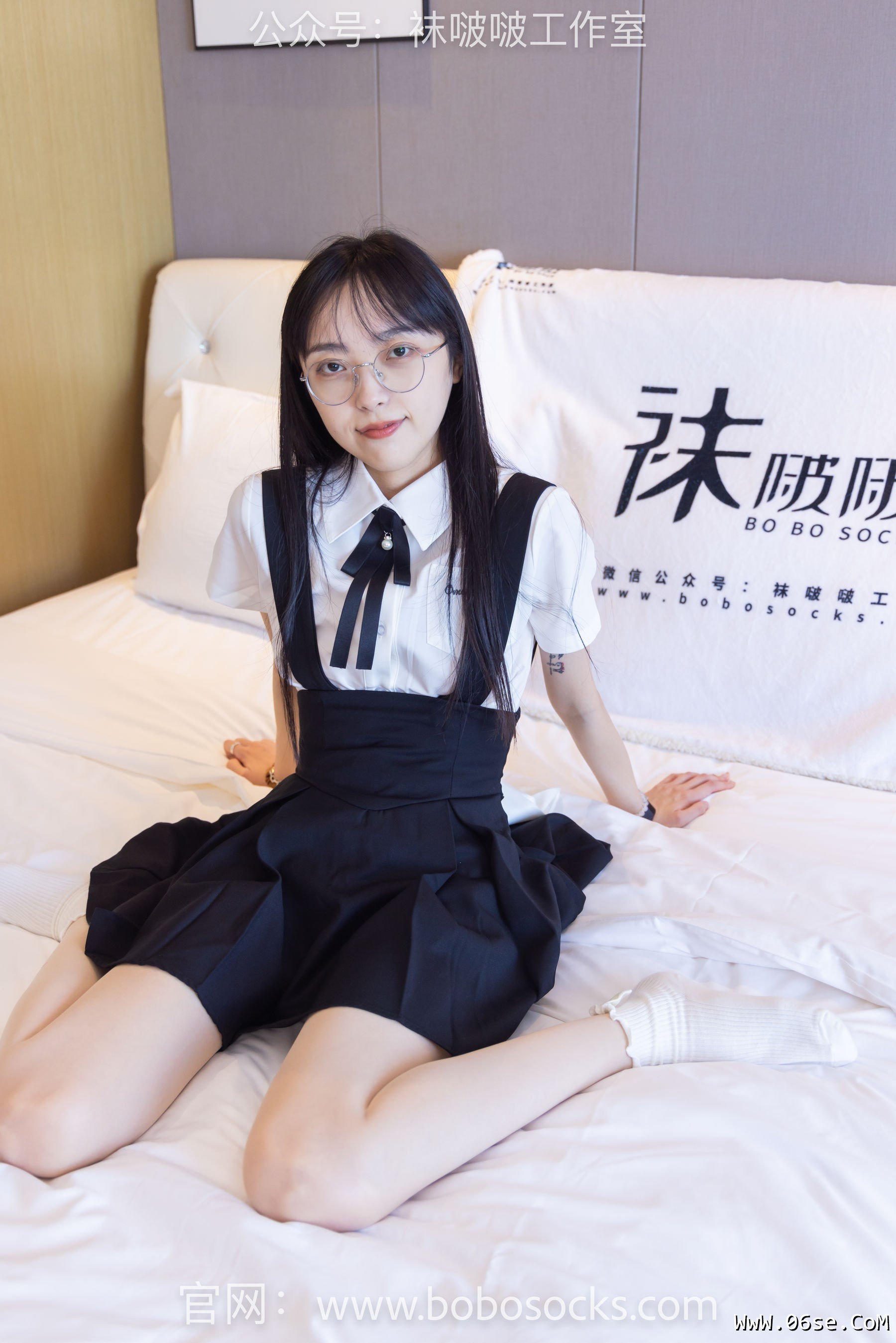 图片[111]-BoBoSocks袜啵啵 No.121 稚予-高跟鞋、白棉袜、肉丝[140P]-六色网