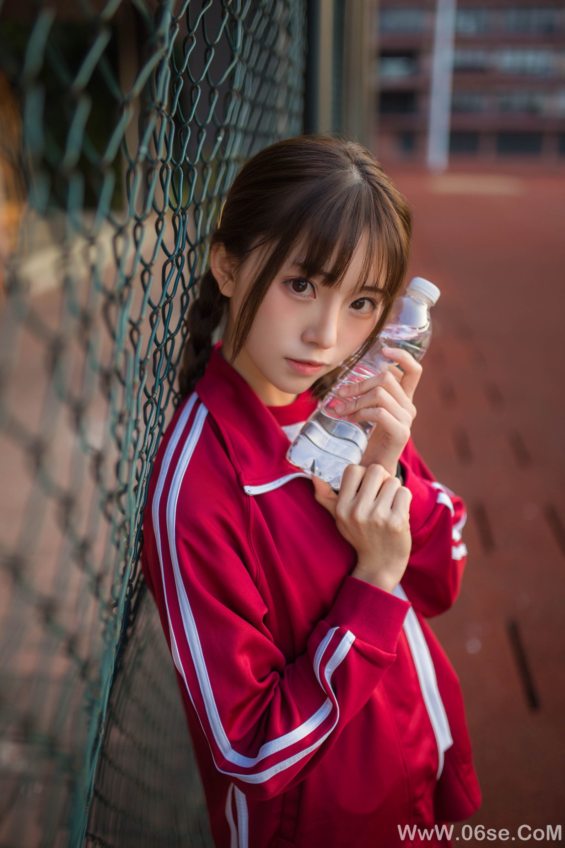 图片[4]-动漫博主Kitaro_绮太郎 红色运动服女孩[13P]-六色网