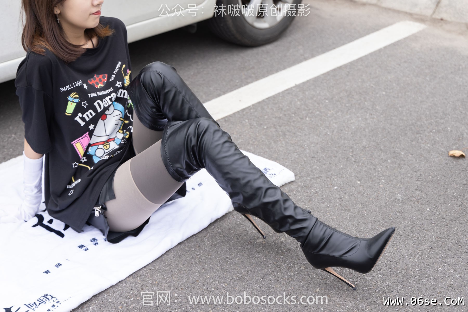 图片[70]-BoBoSocks袜啵啵 No.146 小甜豆-高跟长靴、黑色踩脚裤、肉丝[154P]-六色网