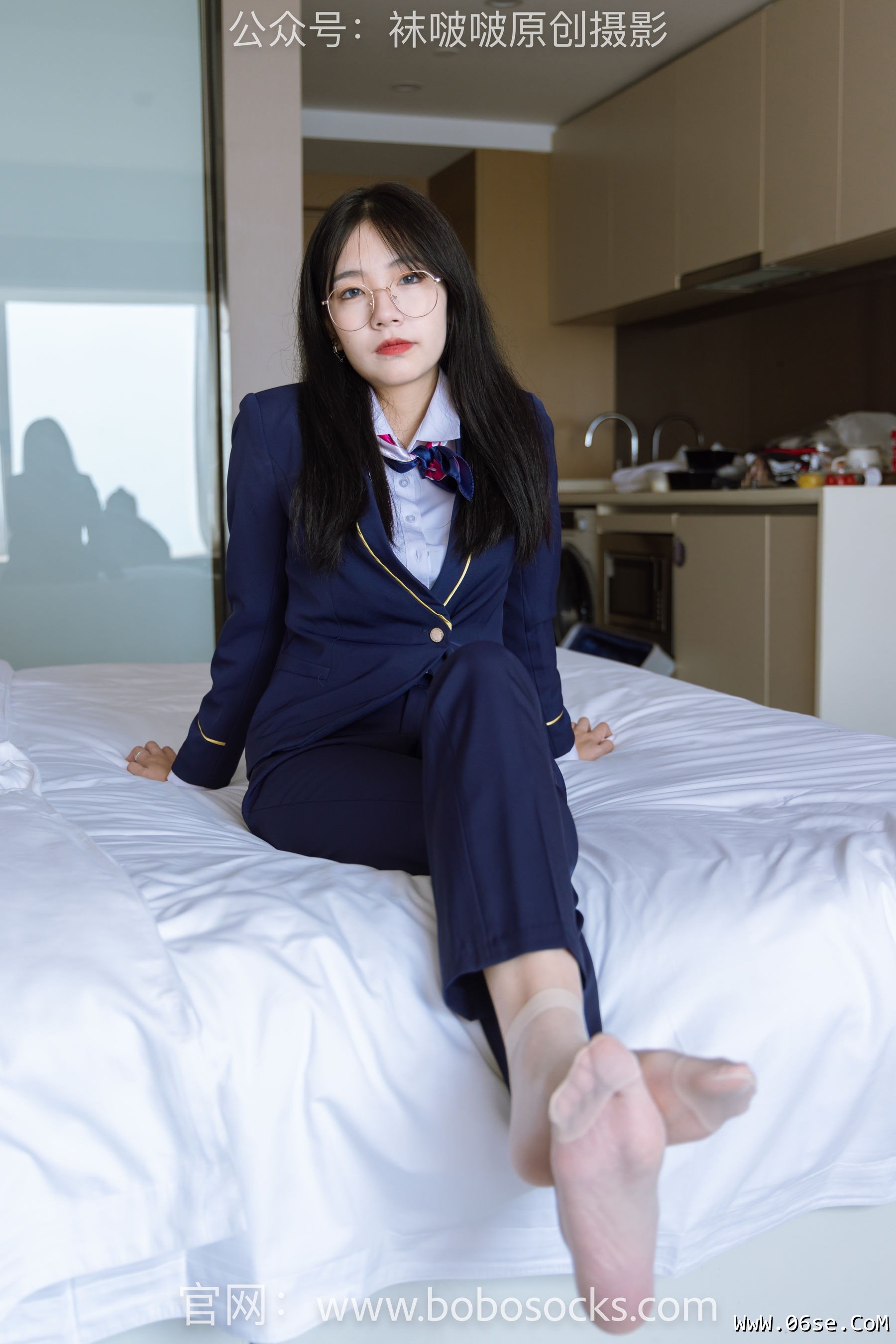 图片[124]-BoBoSocks袜啵啵 No.139 小甜豆-高跟鞋、短肉丝、空姐制服[140P]-六色网