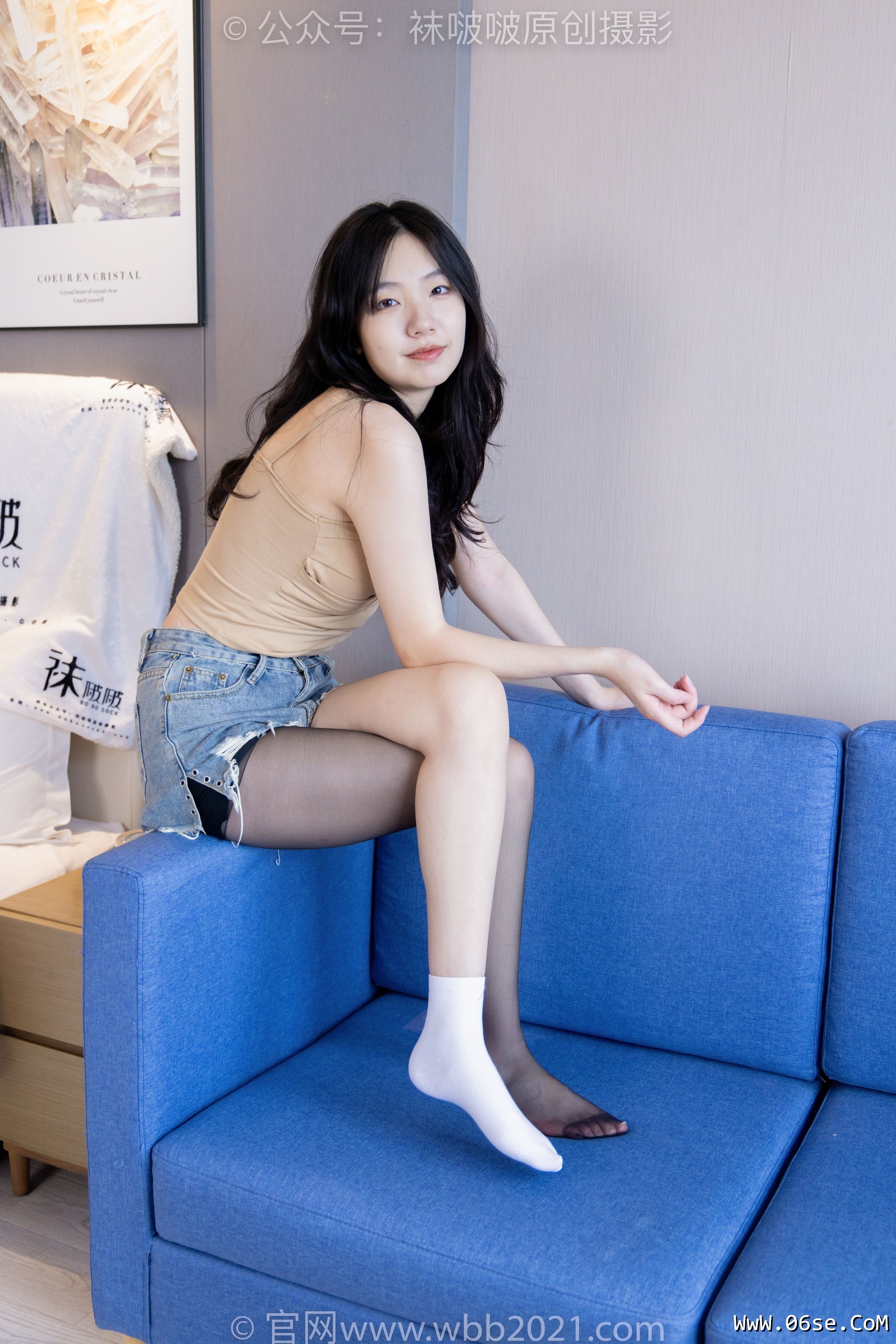 图片[46]-BoBoSocks袜啵啵 No.275小甜豆 -高跟鞋、板鞋、单腿黑丝、单腿白棉袜、裸足[199P]-六色网