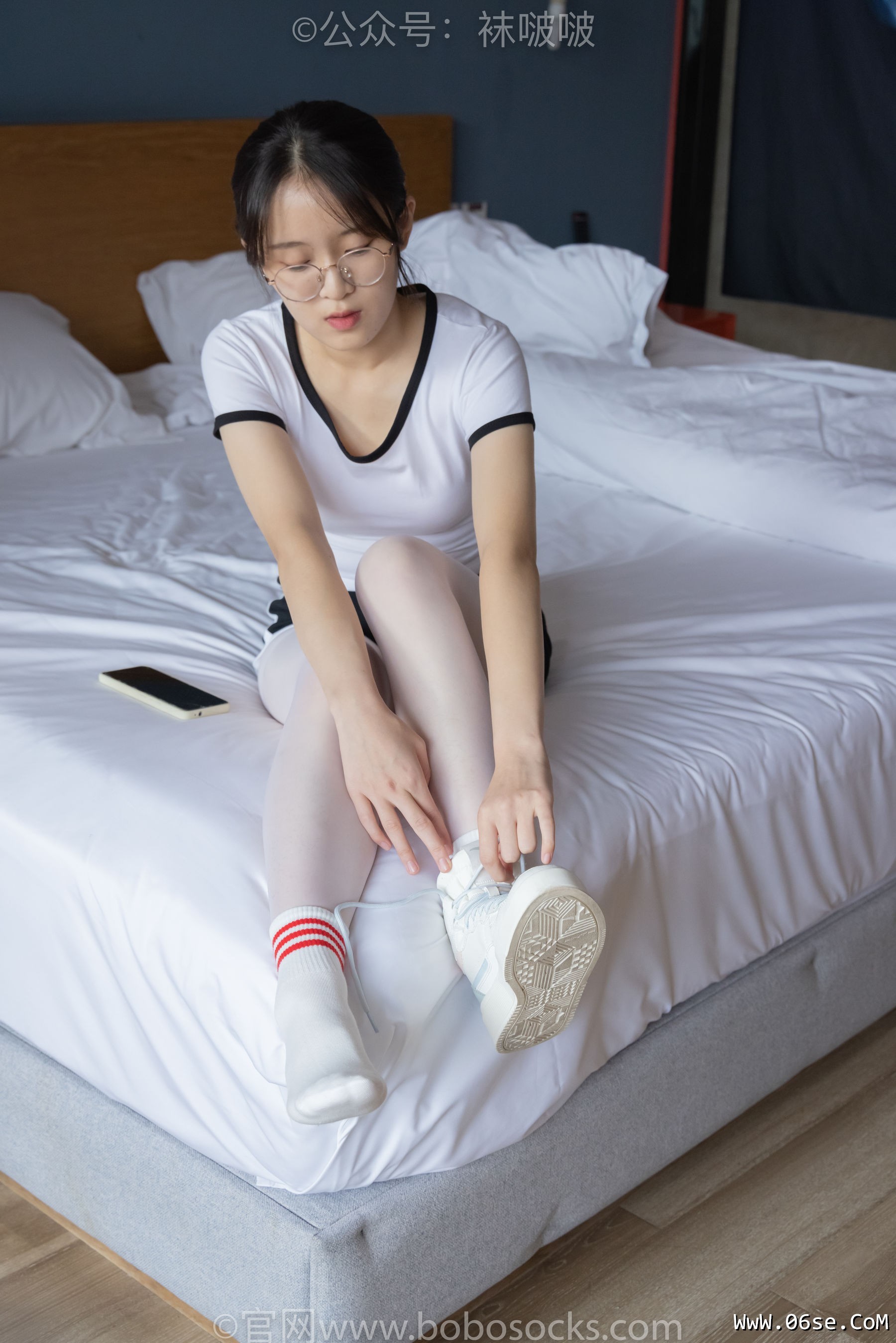 图片[39]-BoBoSocks袜啵啵 积分限定作品004 熊熊-板鞋、白棉袜、白丝[139P]-六色网