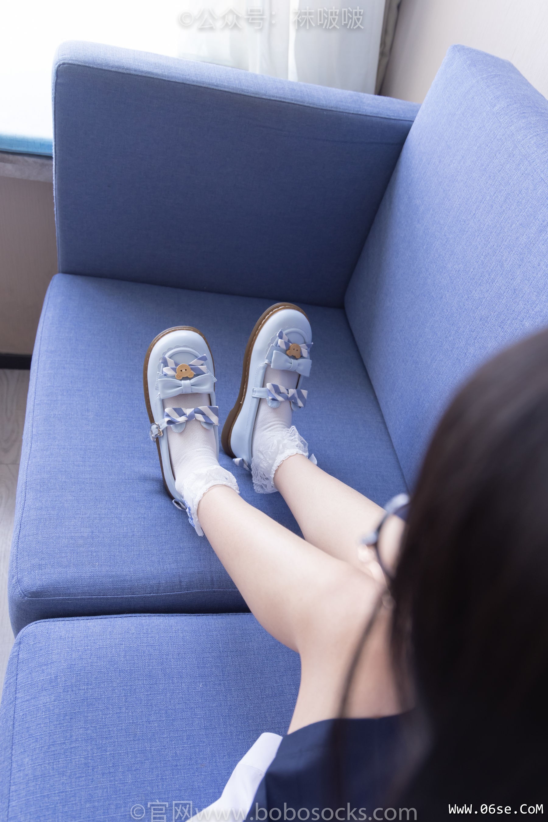 图片[17]-BoBoSocks袜啵啵 No.070 稚予-皮鞋、拖鞋、过膝袜、白棉袜[148P]-六色网