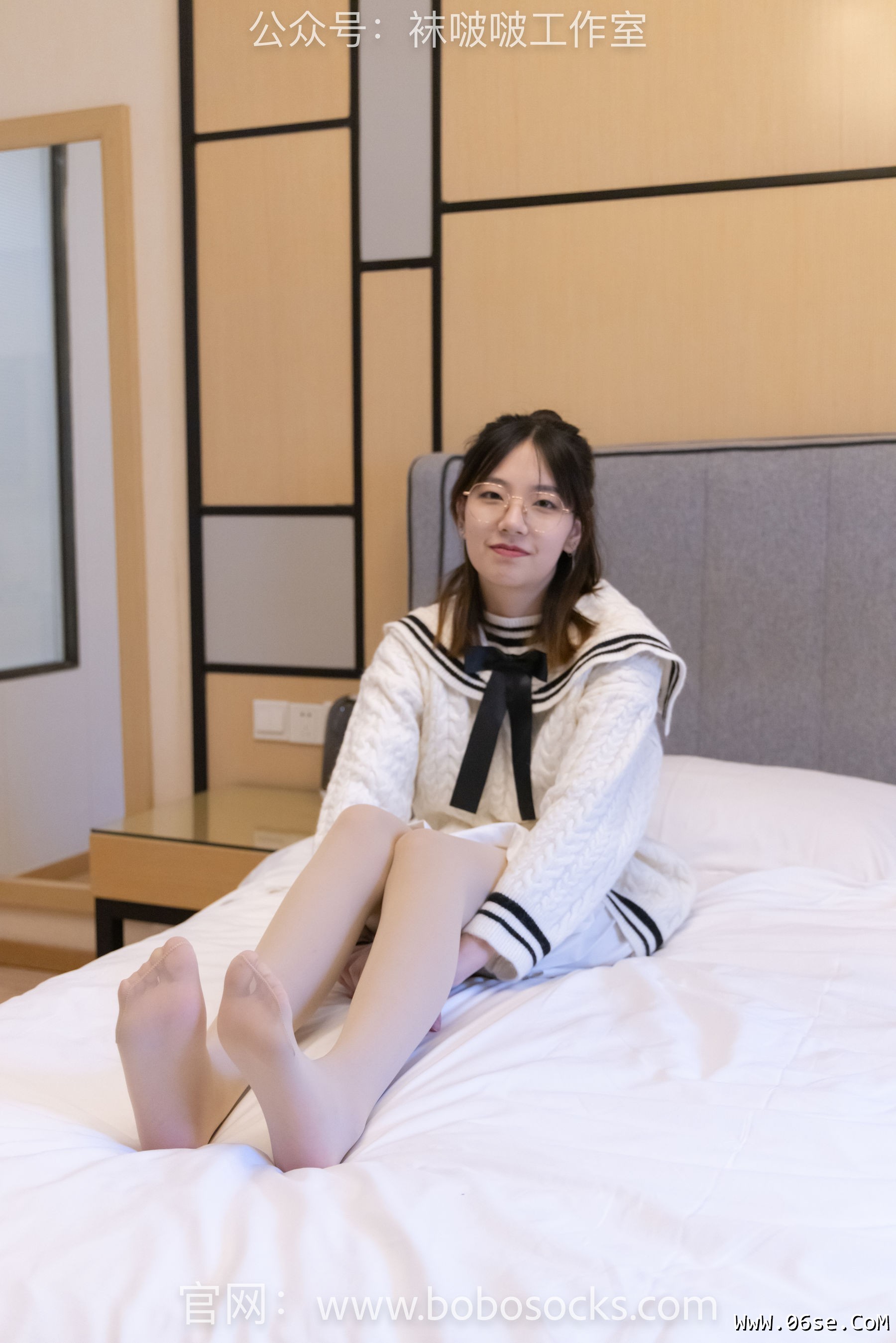 图片[83]-BoBoSocks袜啵啵 No.117 小甜豆-黑皮鞋、厚肉丝[135P]-六色网