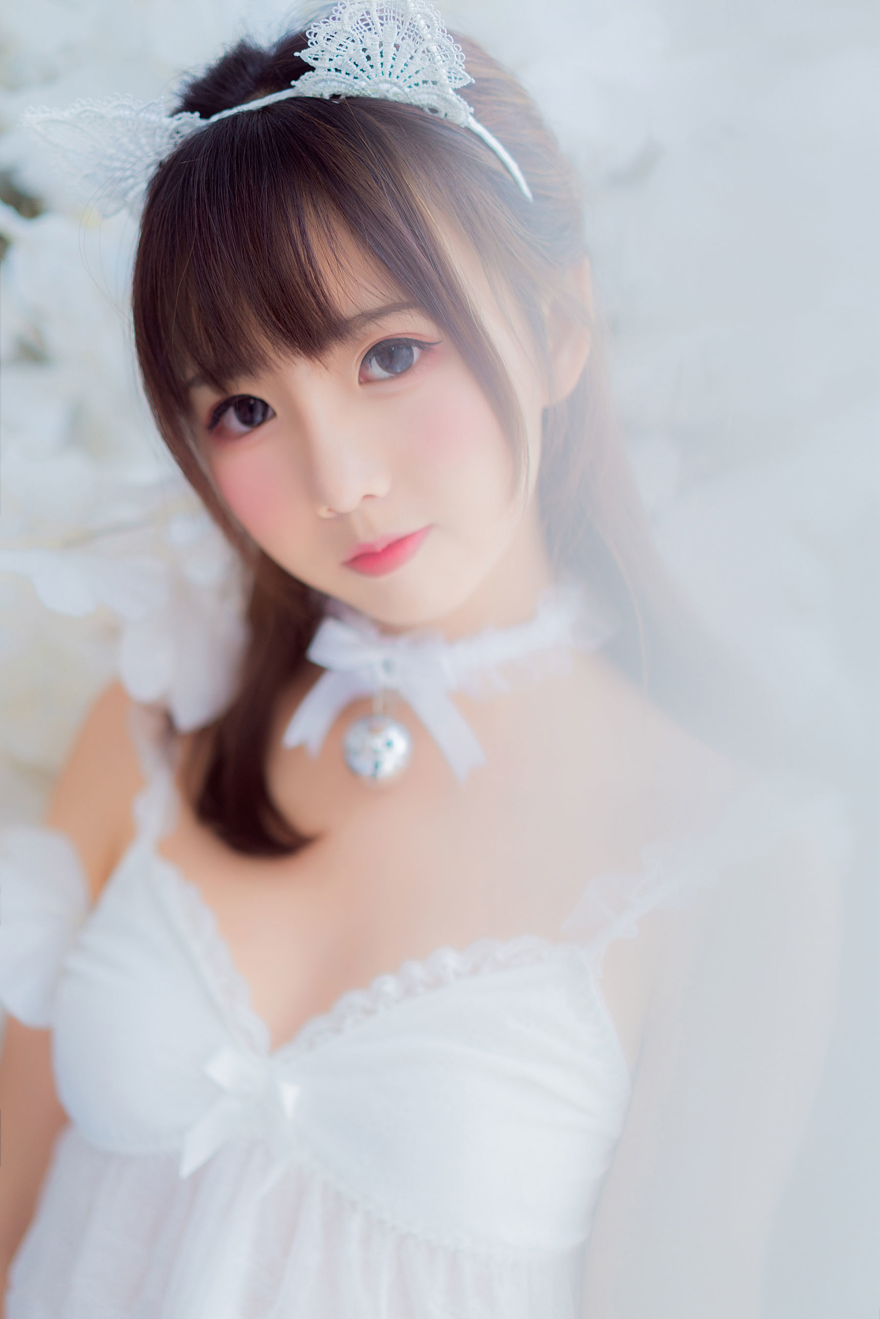 图片[28]-喵糖映画 VOL.415 白裙少女 [30P]-六色网