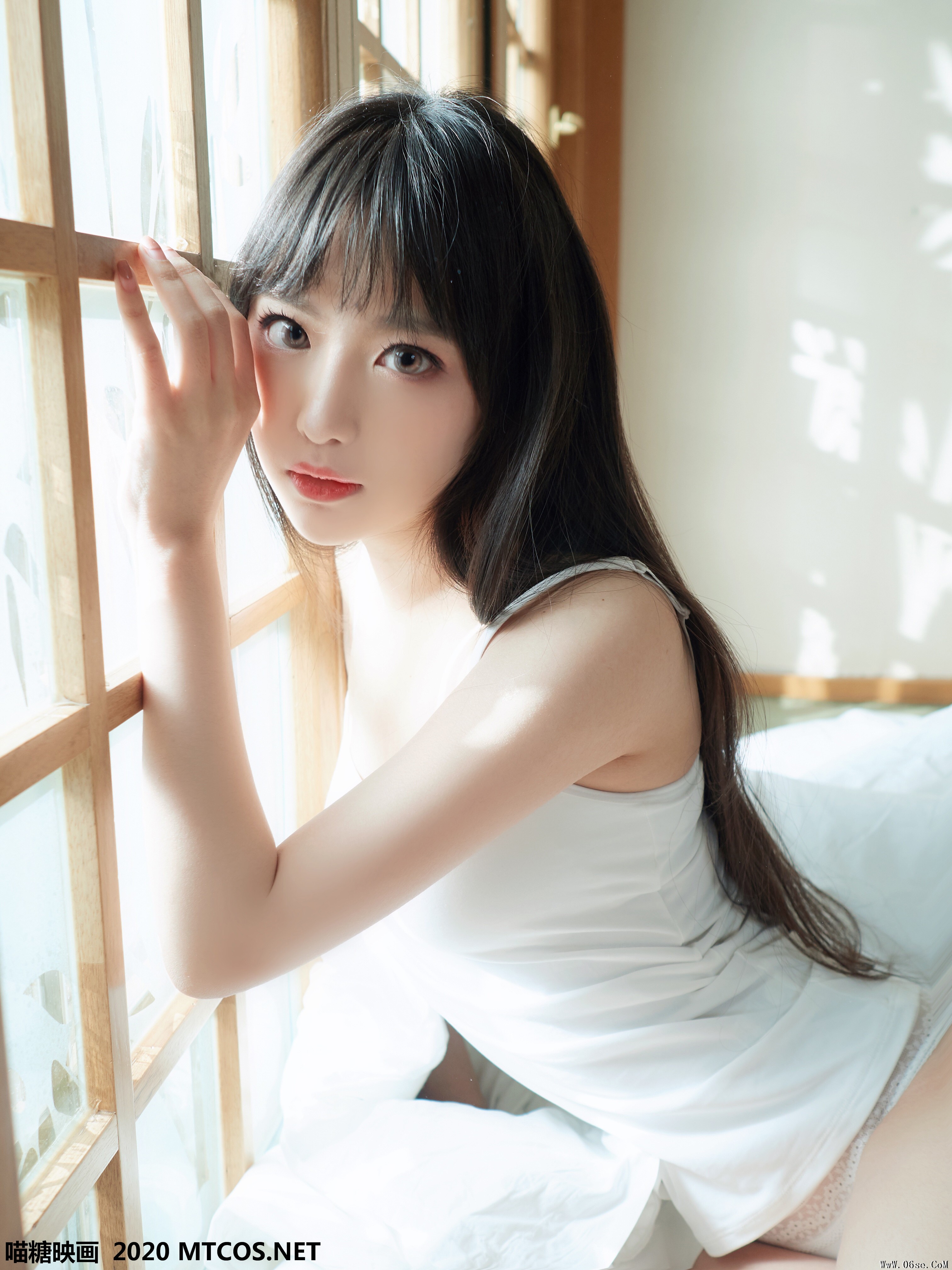图片[9]-喵糖映画 VOL.143 日系白T私房[35P／180M]-六色网