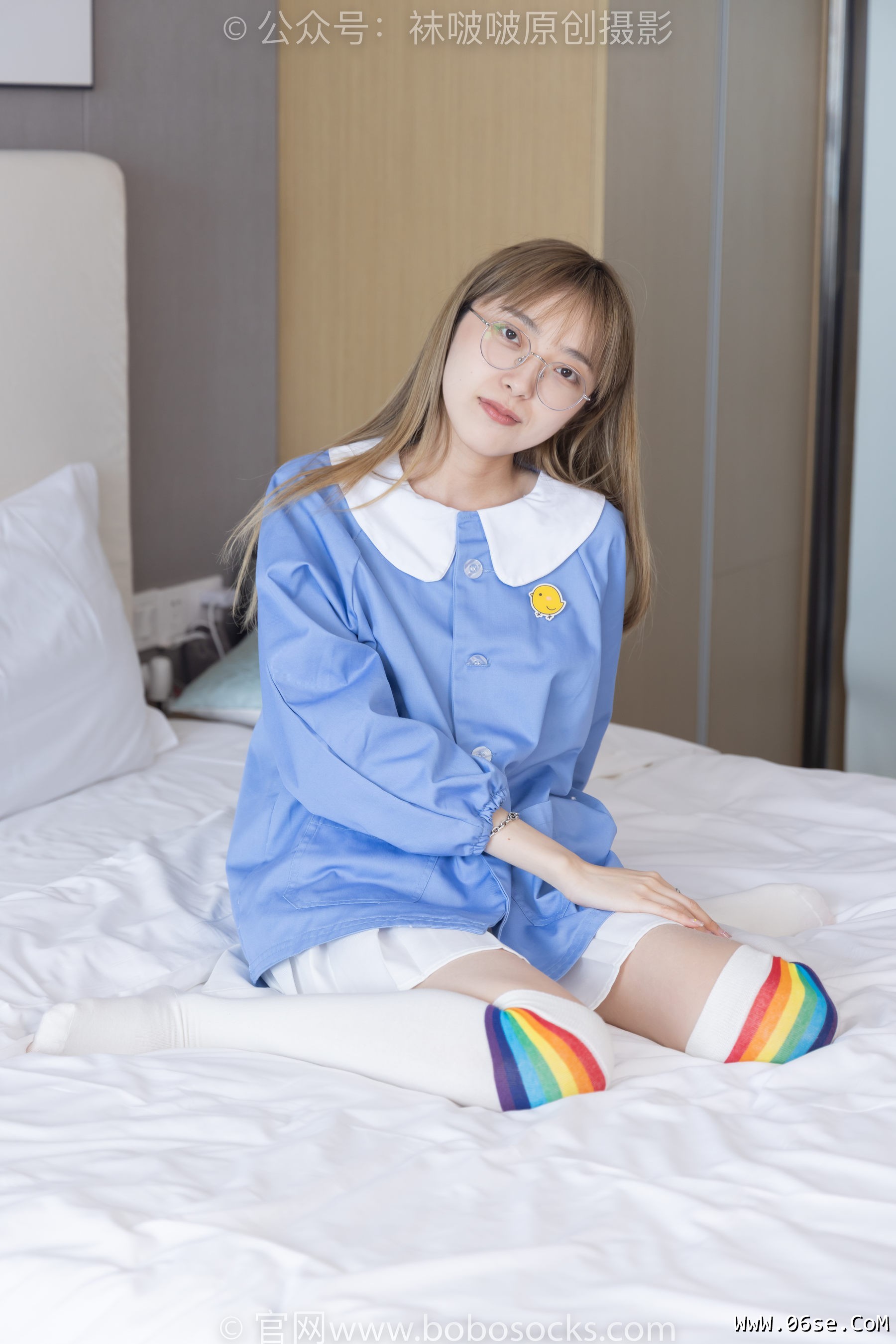 图片[86]-BoBoSocks袜啵啵 No.229 稚予-板鞋、皮鞋、两双大腿袜[155P]-六色网