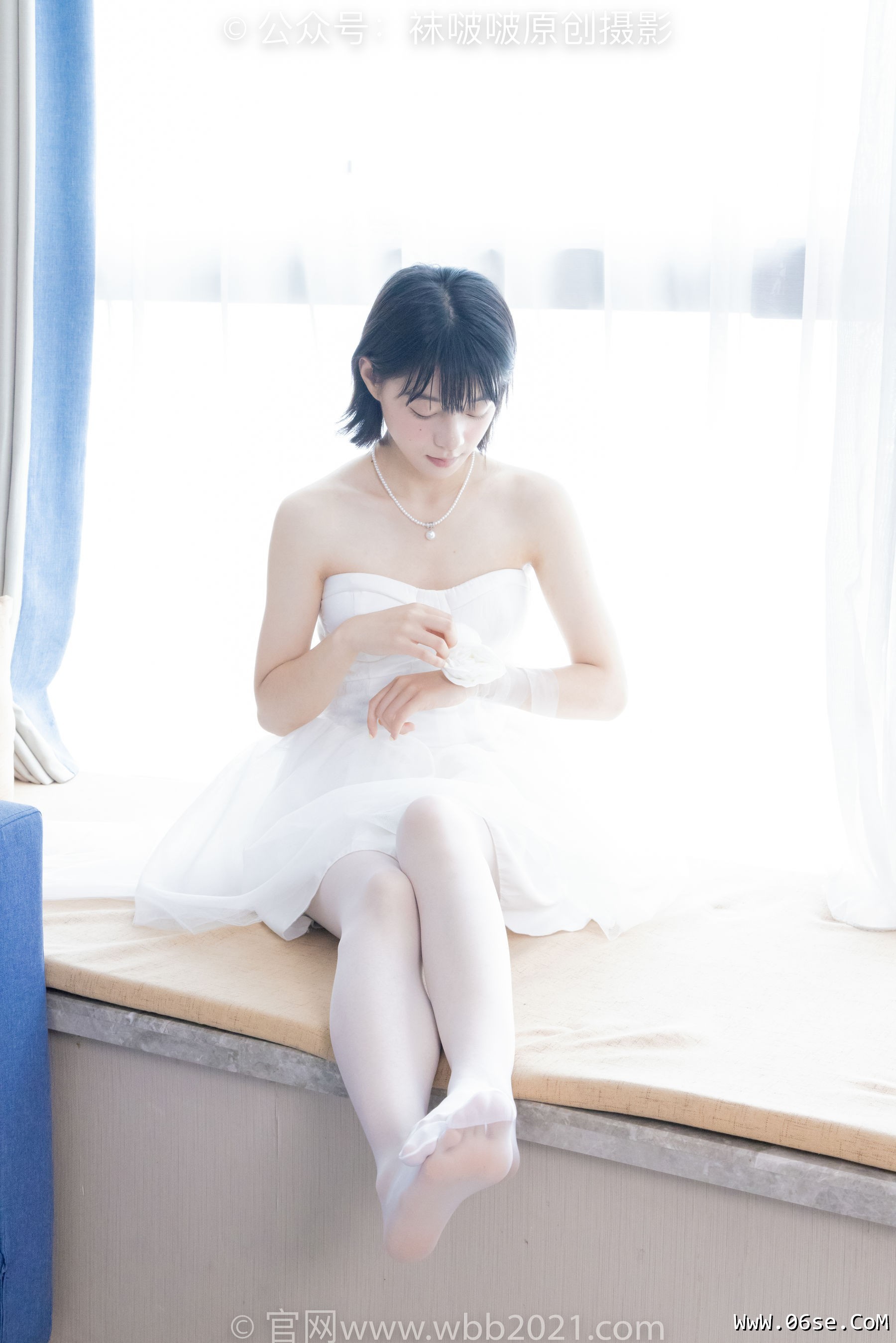 图片[120]-BoBoSocks袜啵啵 No.443 糯米 -高跟鞋、白丝、裸足[139P]-六色网