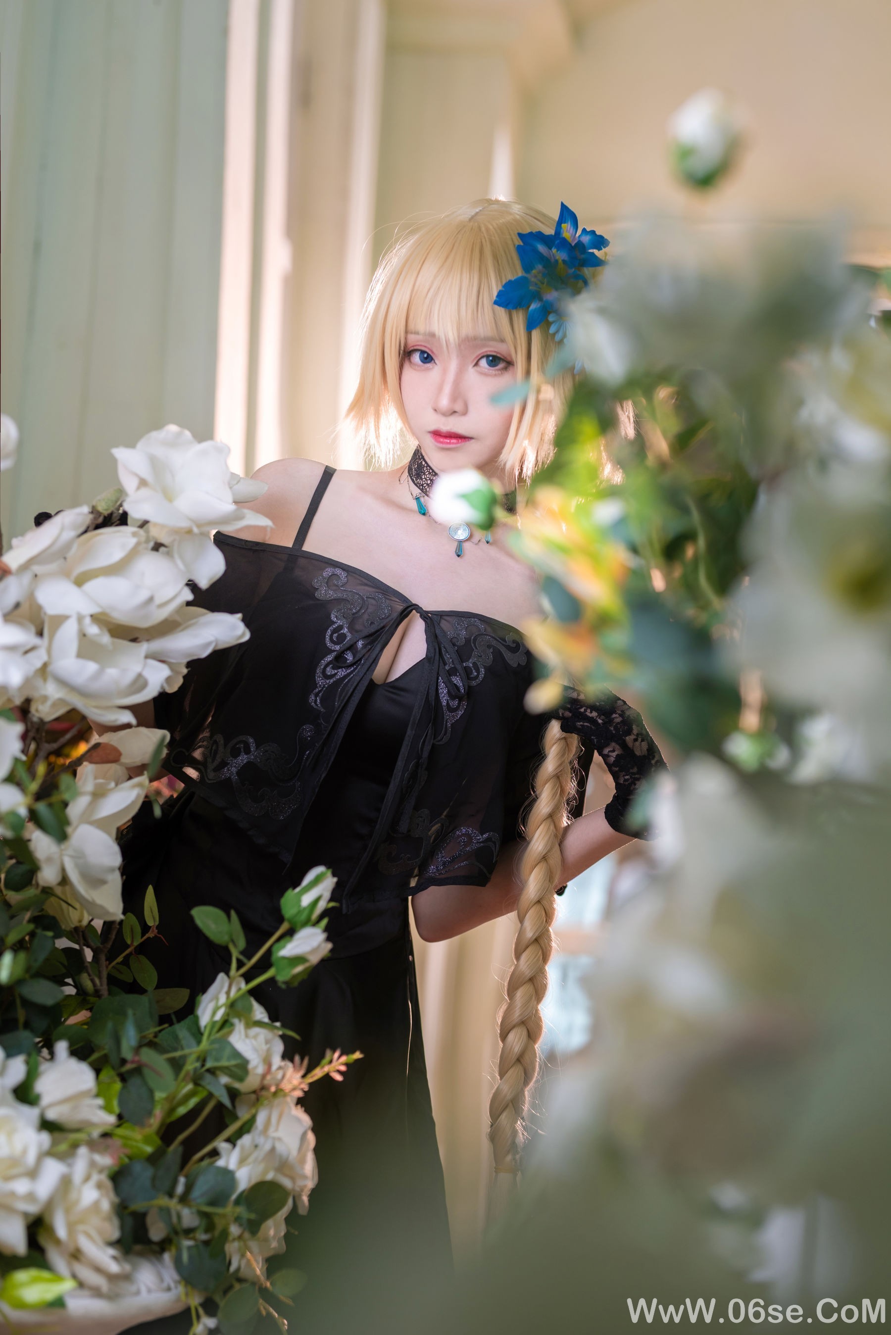 图片[7]-长腿Coser青青子Js 礼服贞德[13P]-六色网