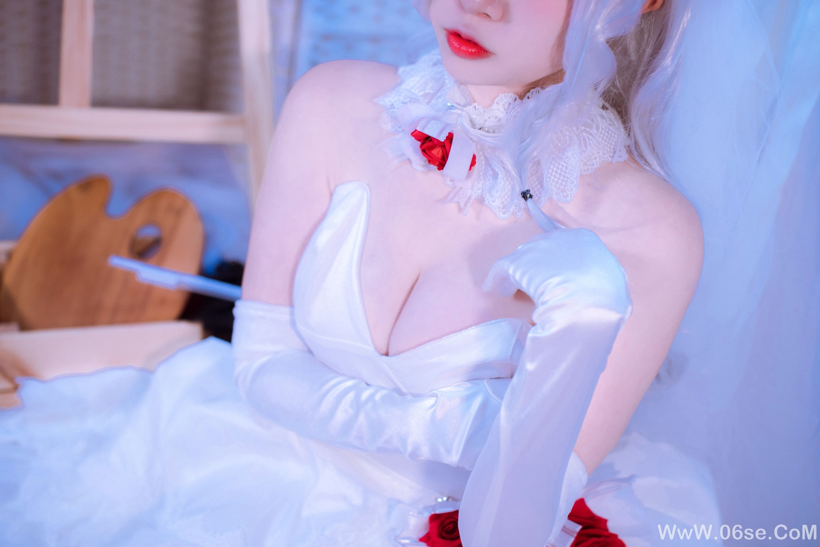 图片[28]-人气Coser二佐Nisa 花嫁[30P]-六色网