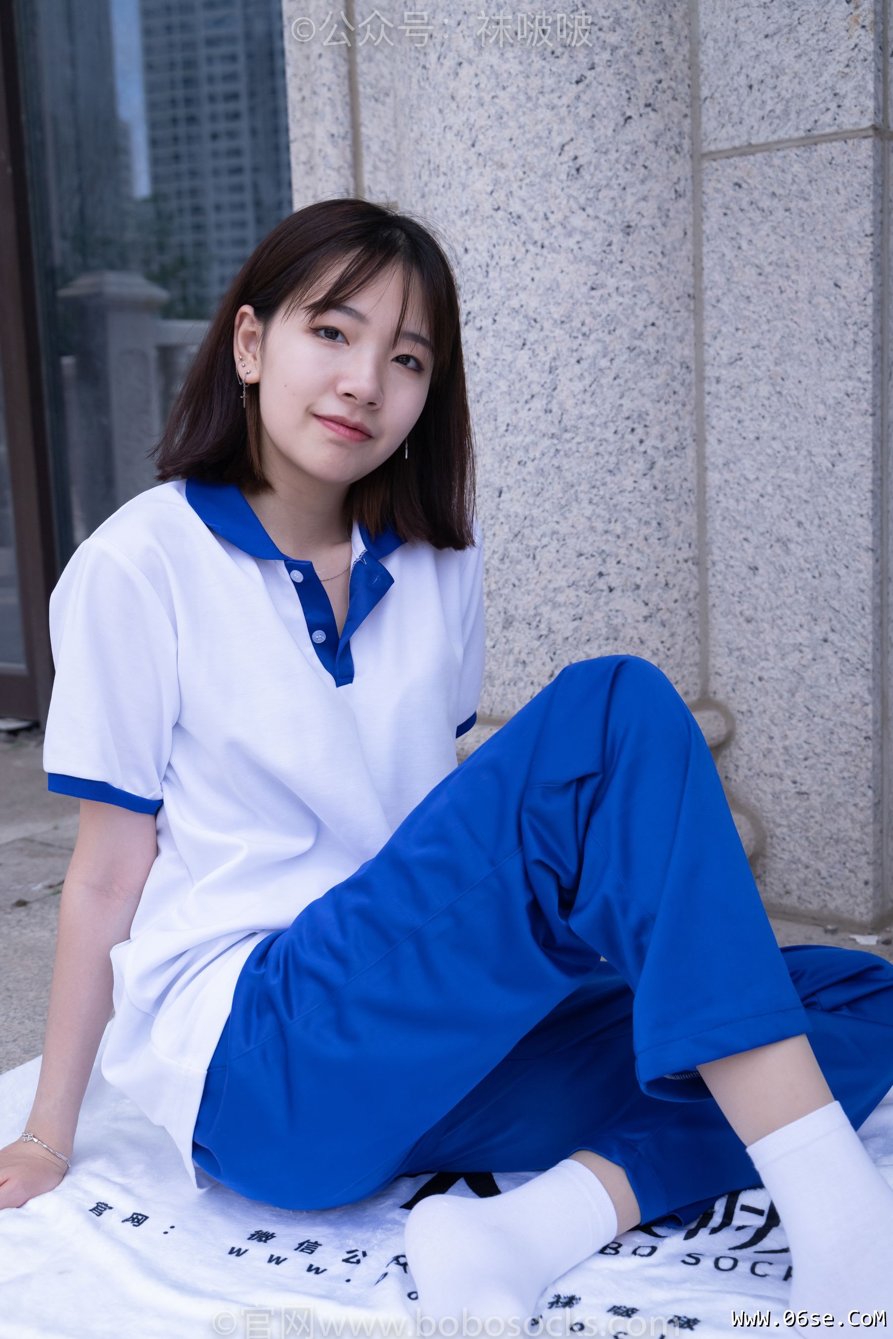 图片[63]-BoBoSocks袜啵啵 No.022 小甜豆-校服、贝壳头、白棉袜、肉丝[140P]-六色网