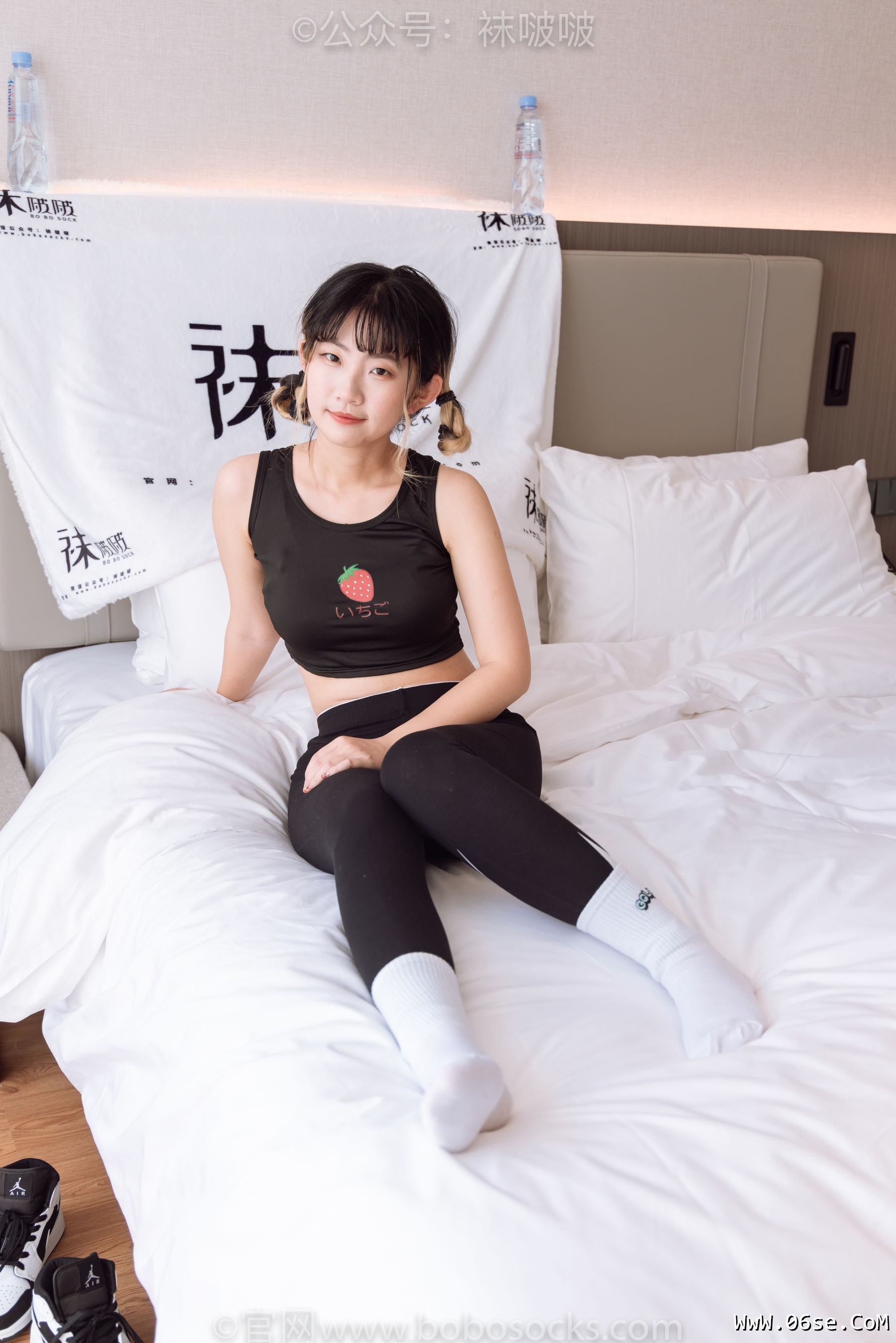 图片[42]-BoBoSocks袜啵啵 No.059 砂糖-AJ板鞋、白棉袜、裸足[142P]-六色网
