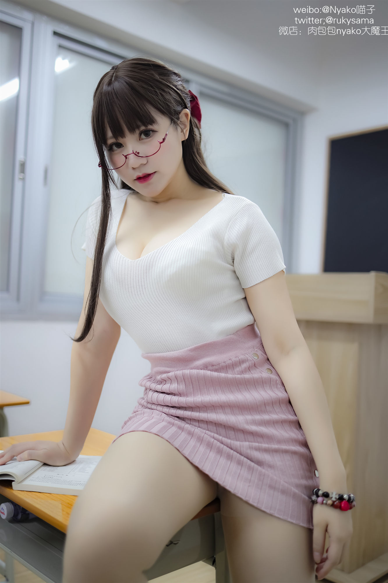 图片[5]-萌妹子Nyako喵子 欲求不满的老师[98P]-六色网