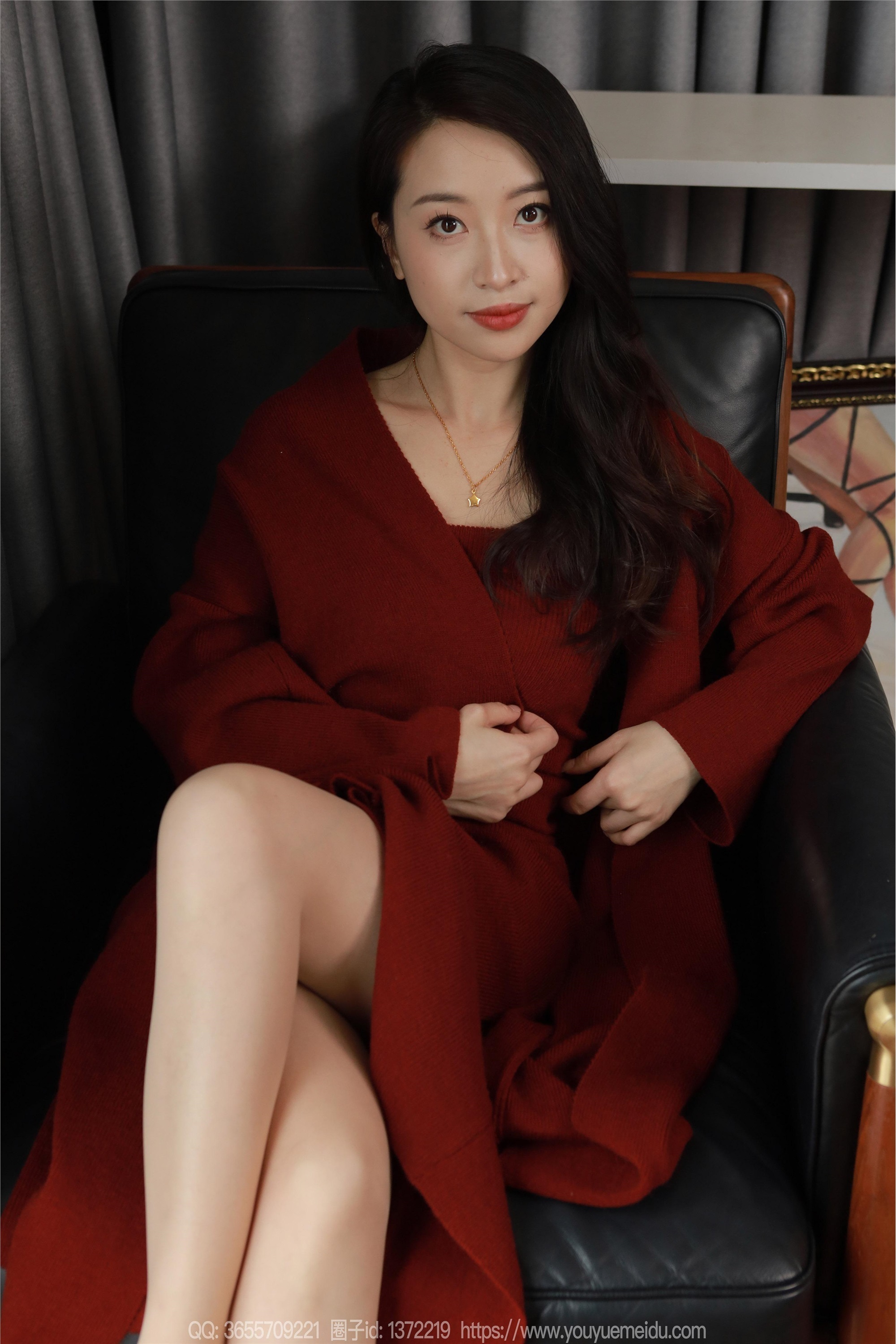 图片[78]-IESS异思趣向 2025.01.31 丝享家 1965 小婕《红色针织裙（下）》[83P]-六色网