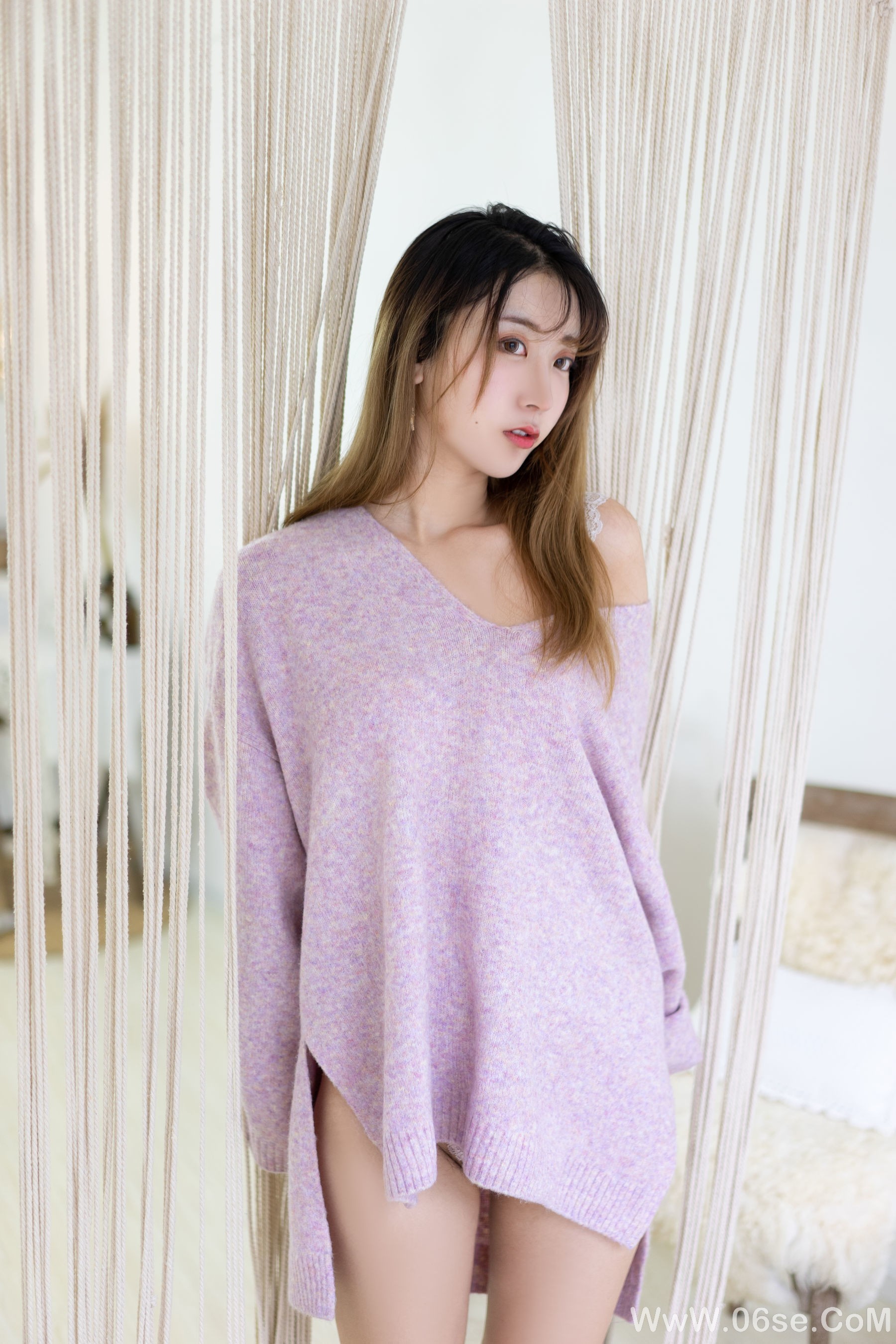 图片[5]-人气Coser黑川 年上彼女 紫色毛衣[14P]-六色网