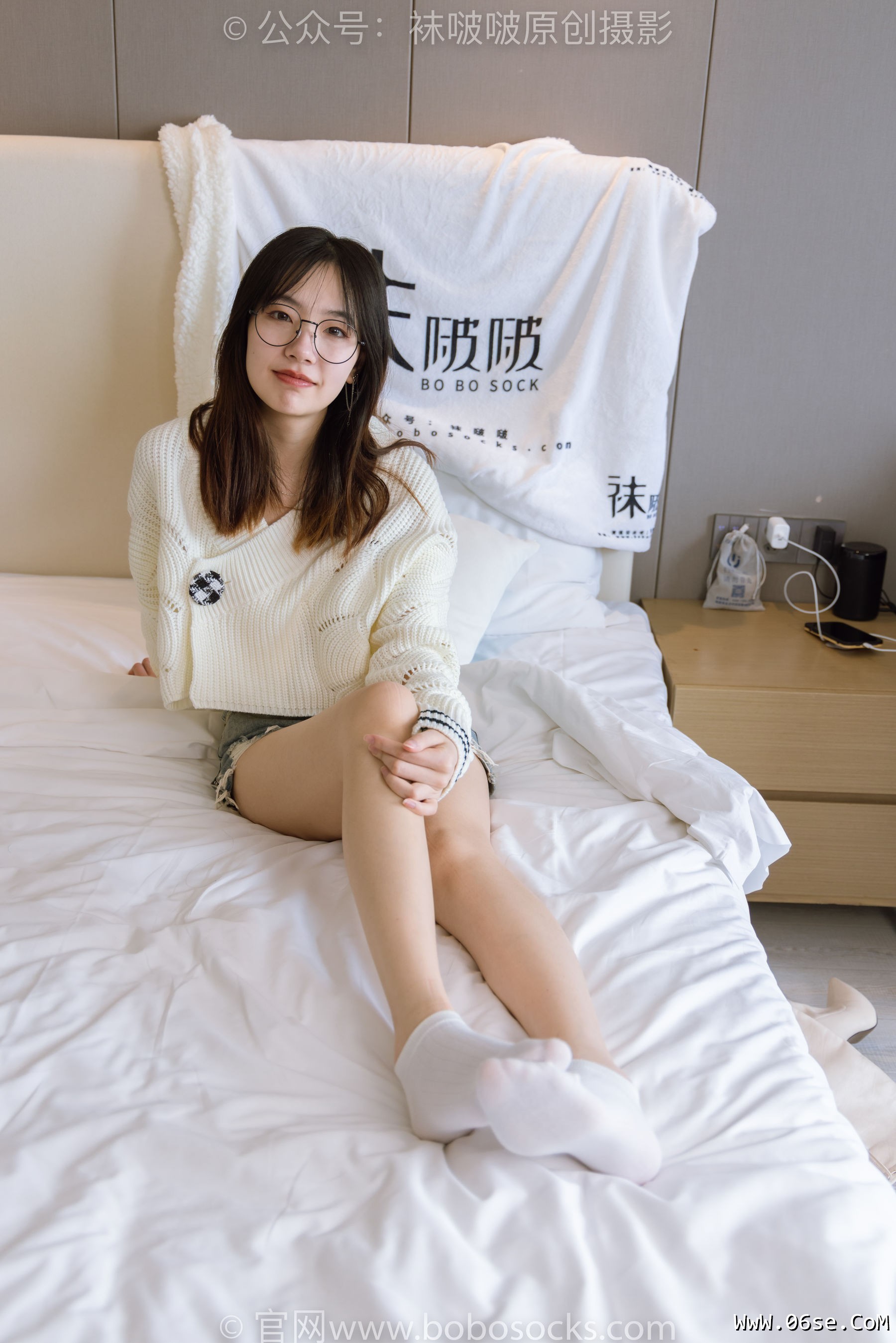 图片[8]-BoBoSocks袜啵啵 No.222 小甜豆-长靴、白棉袜、裸足[180P]-六色网