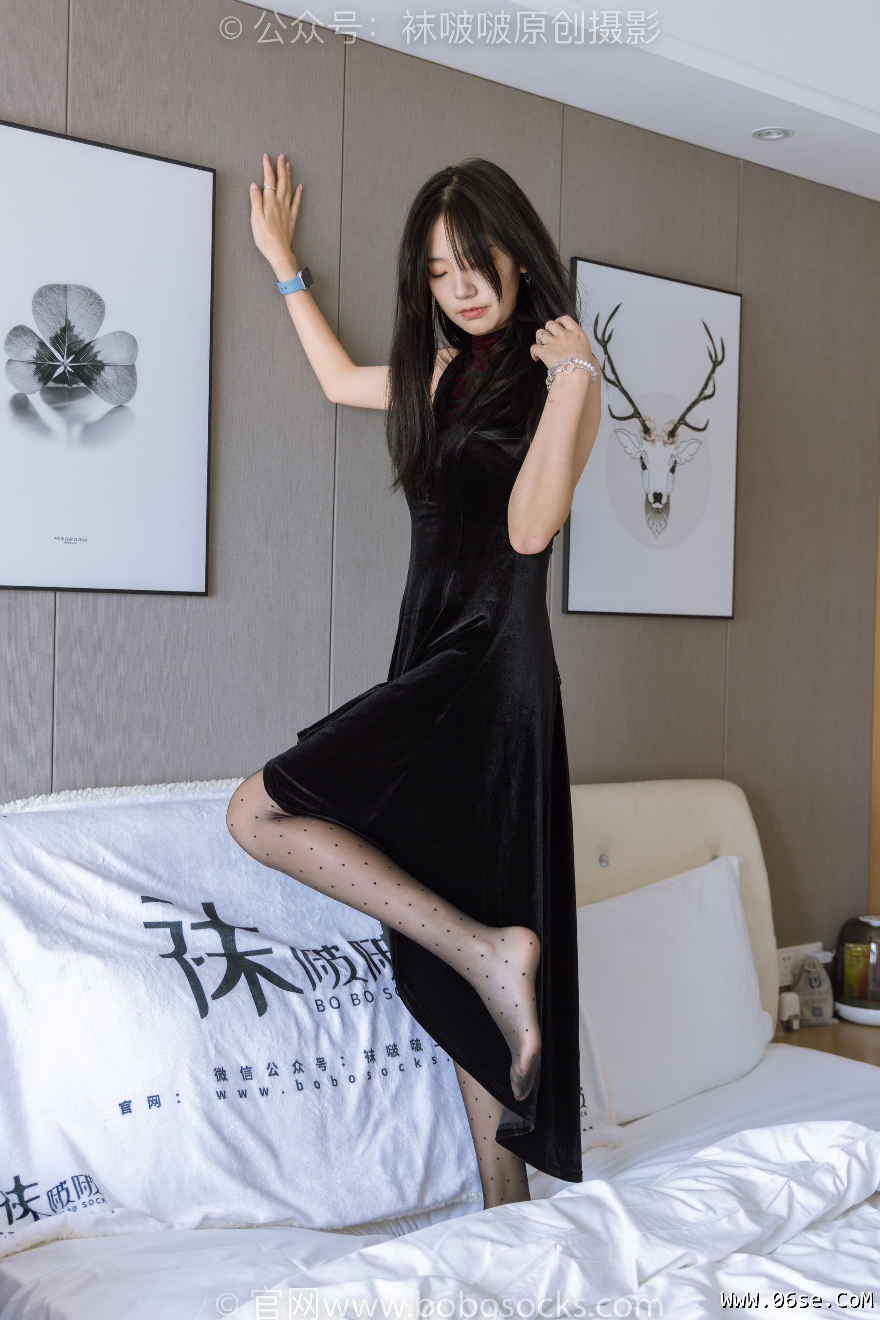 图片[26]-BoBoSocks袜啵啵 No.175 小甜豆-高跟鞋、黑丝 脚尖透明款[140P]-六色网