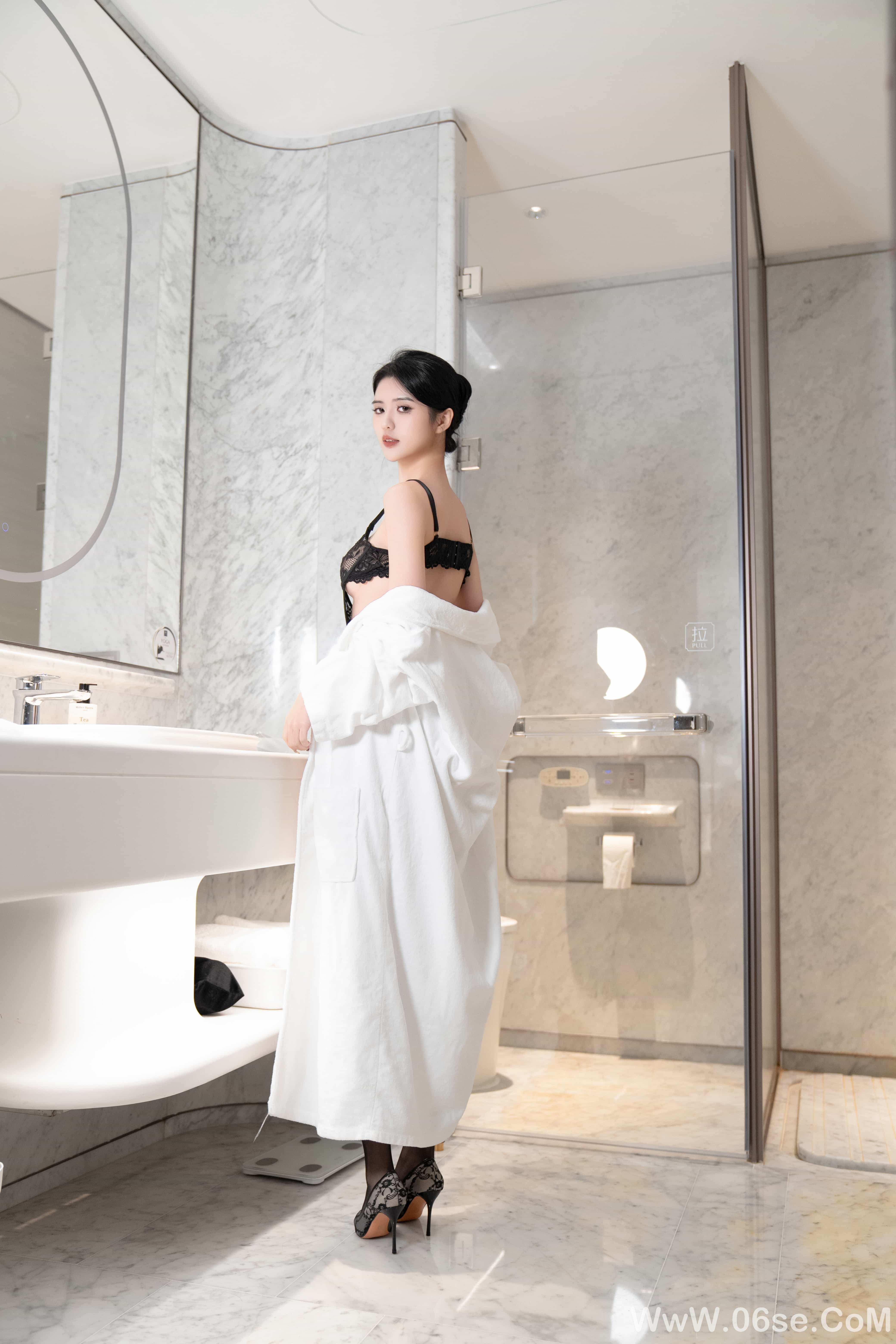 图片[2]-浅浅Danny-性感黑白蕾丝[95P]-六色网