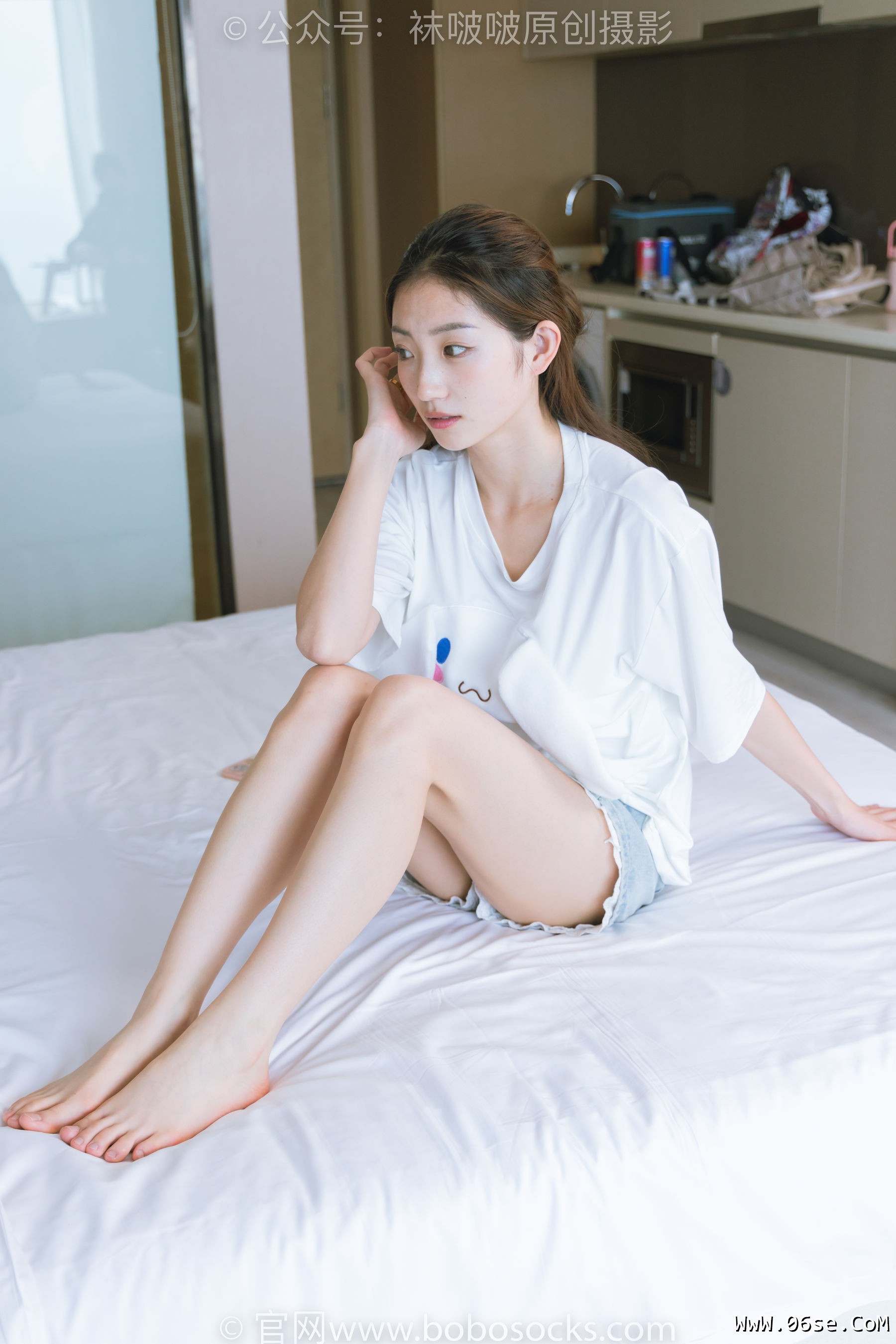 图片[4]-BoBoSocks袜啵啵 No.228 小沫-板鞋、厚肉丝、裸足[145P]-六色网