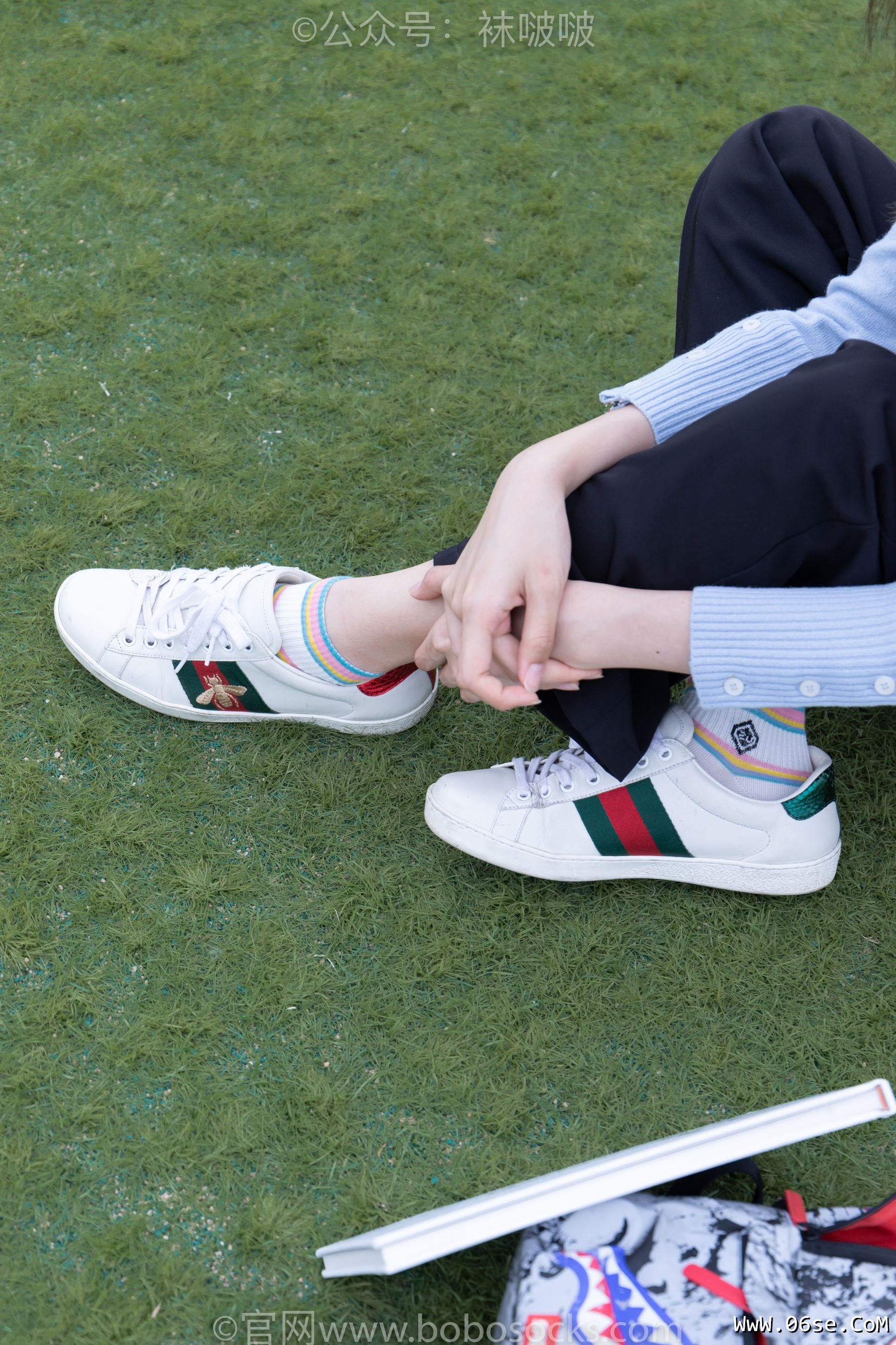 图片[20]-BoBoSocks袜啵啵 No.021 泡芙-板鞋、白棉袜、裸足[131P]-六色网