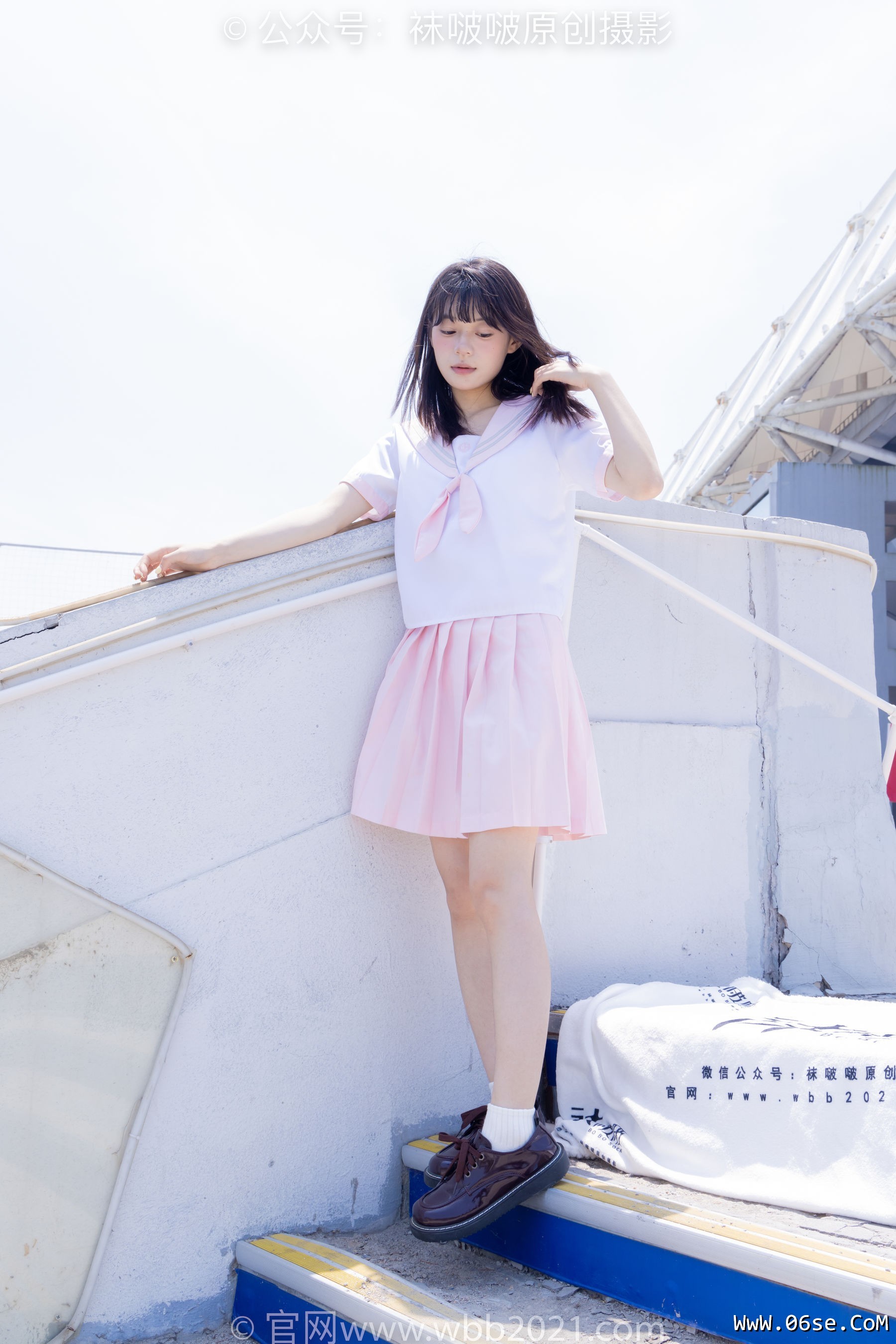 图片[24]-BoBoSocks袜啵啵 No.399 糯米 -皮鞋、白棉袜、jk制服[145P]-六色网
