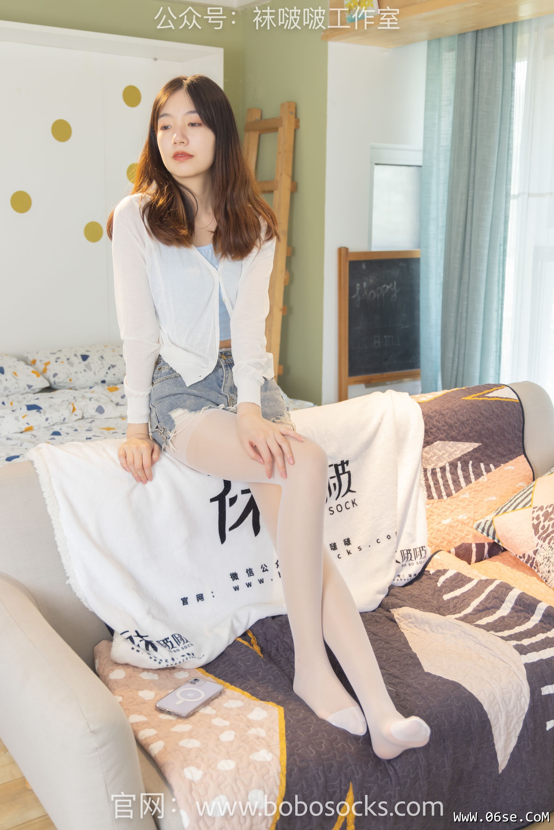 图片[117]-BoBoSocks袜啵啵 No.102 小甜豆-板鞋、白丝[140P]-六色网